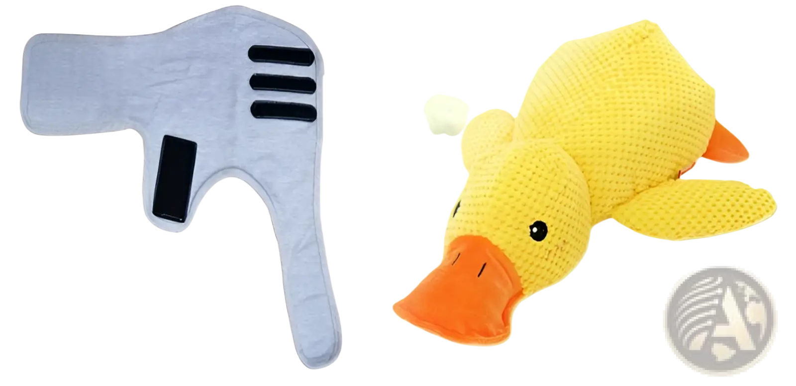 Plush Duck Dog Toy Bite Resistant Molar Chew Toy