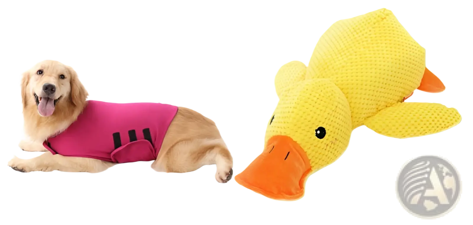 Plush Duck Dog Toy Bite Resistant Molar Chew Toy