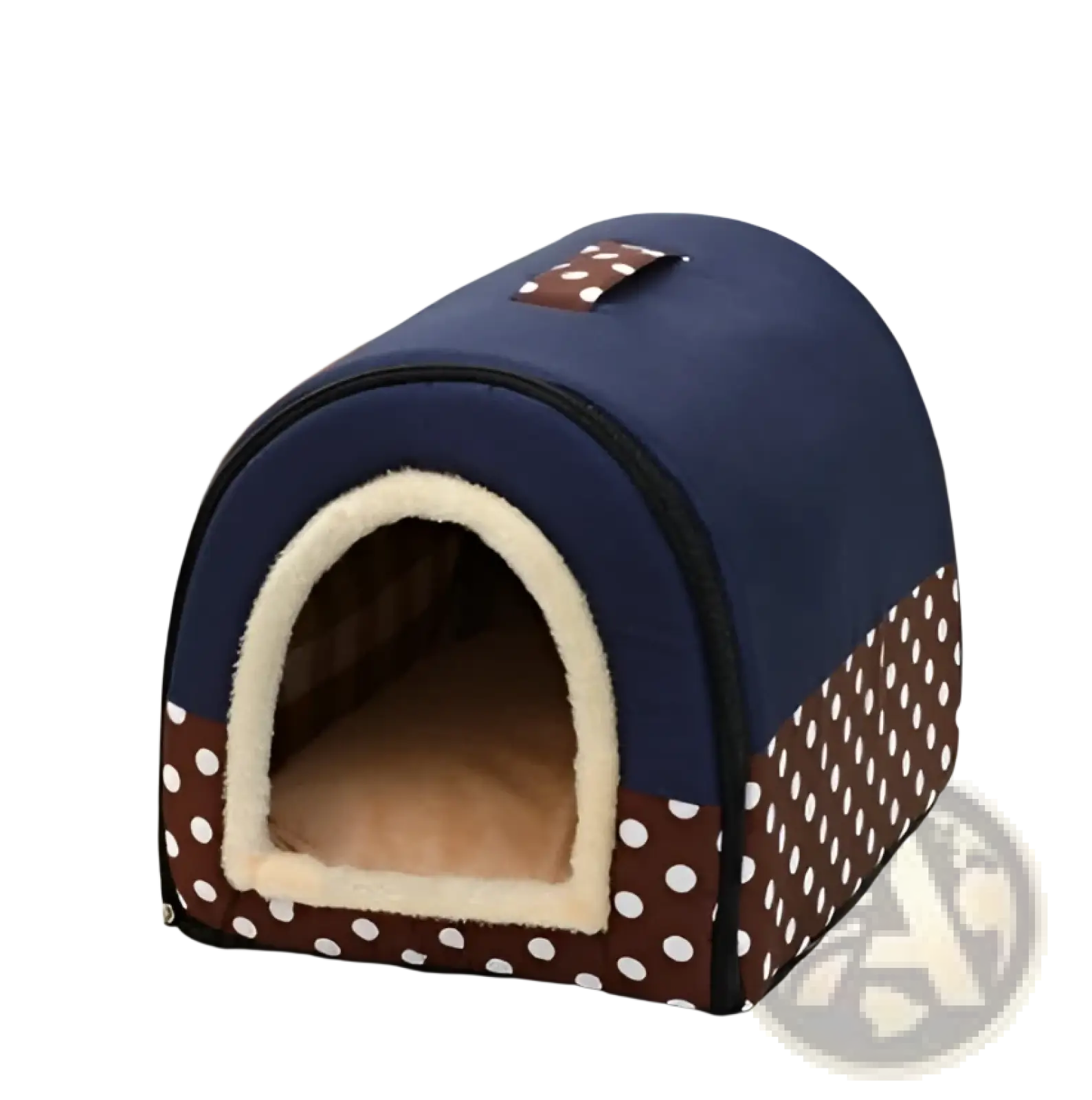 Portable Pet Bed Soft Plush Kennel for Cats and Dogs