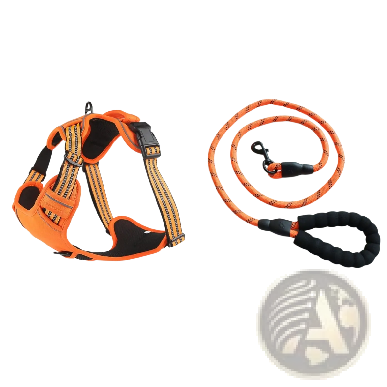 No Pull Reflective Dog Harness Vest with Leash Set