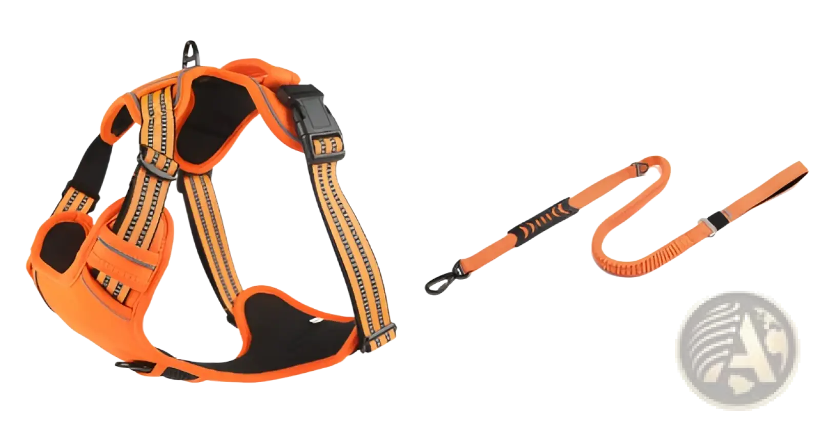 No Pull Reflective Dog Harness Vest with Leash Set