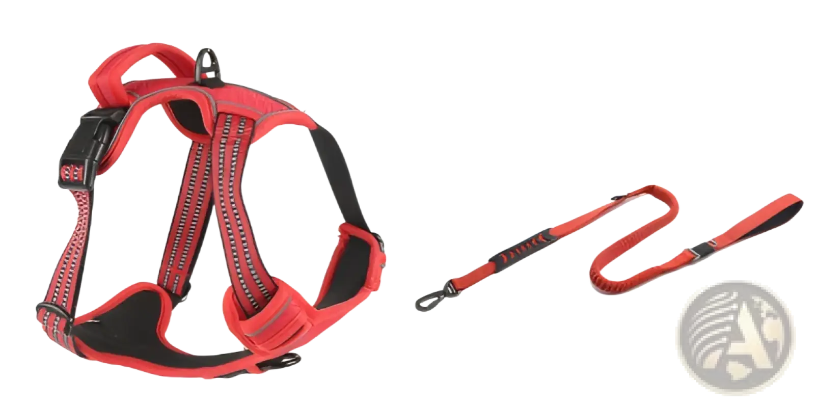 No Pull Reflective Dog Harness Vest with Leash Set