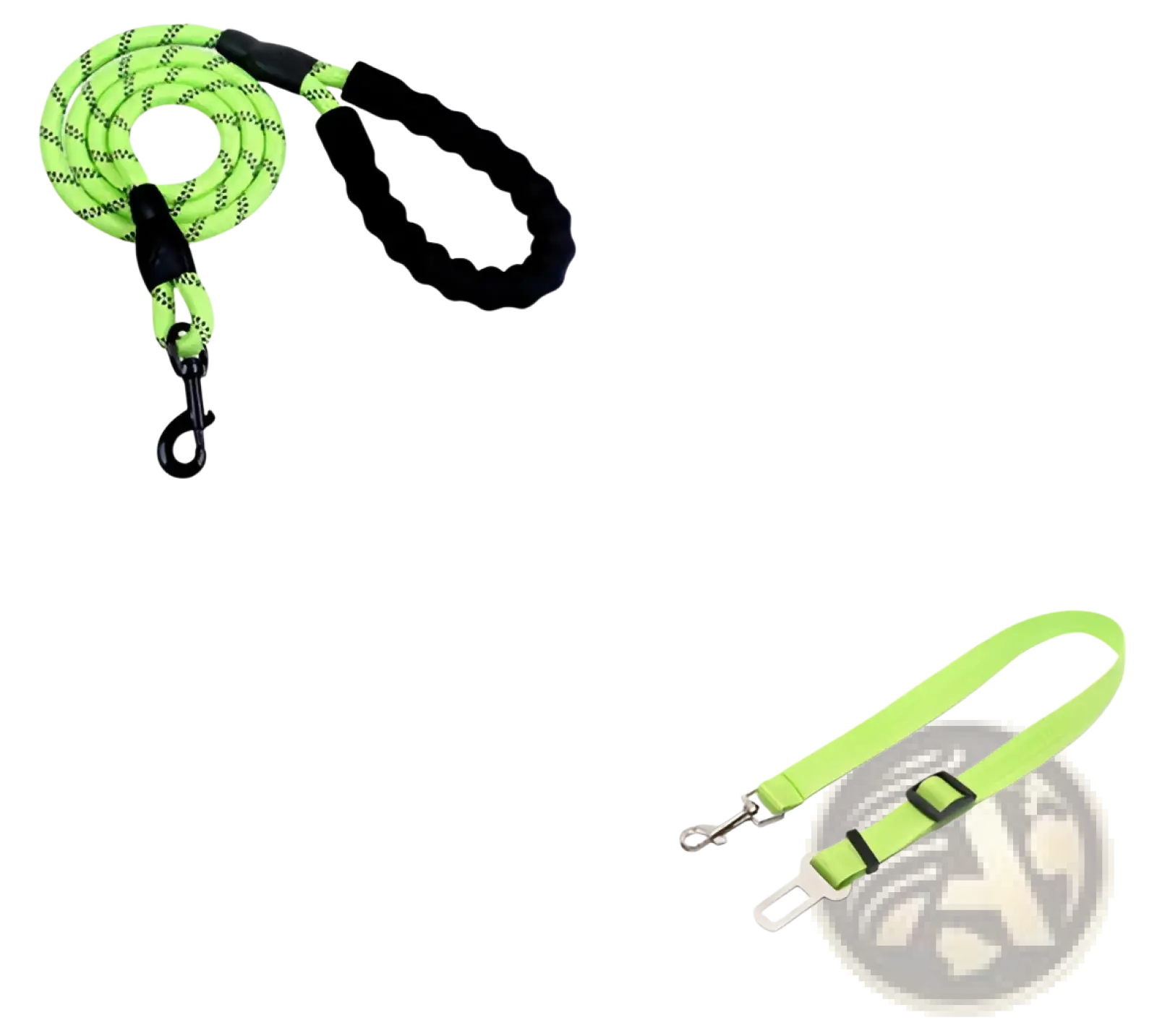 Reflective Dog Leash with Padded Foam Comfort Handle