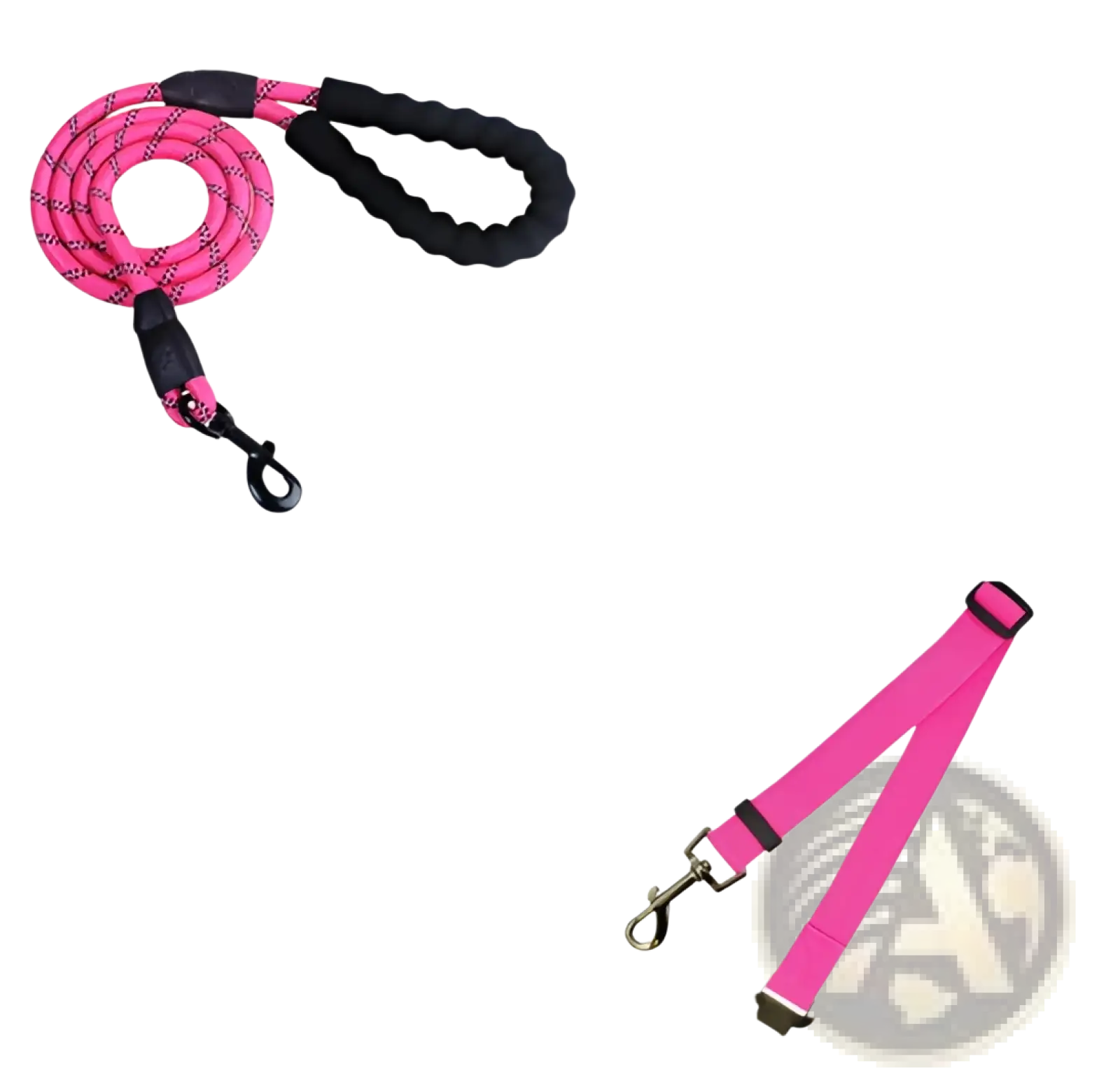 Reflective Dog Leash with Padded Foam Comfort Handle