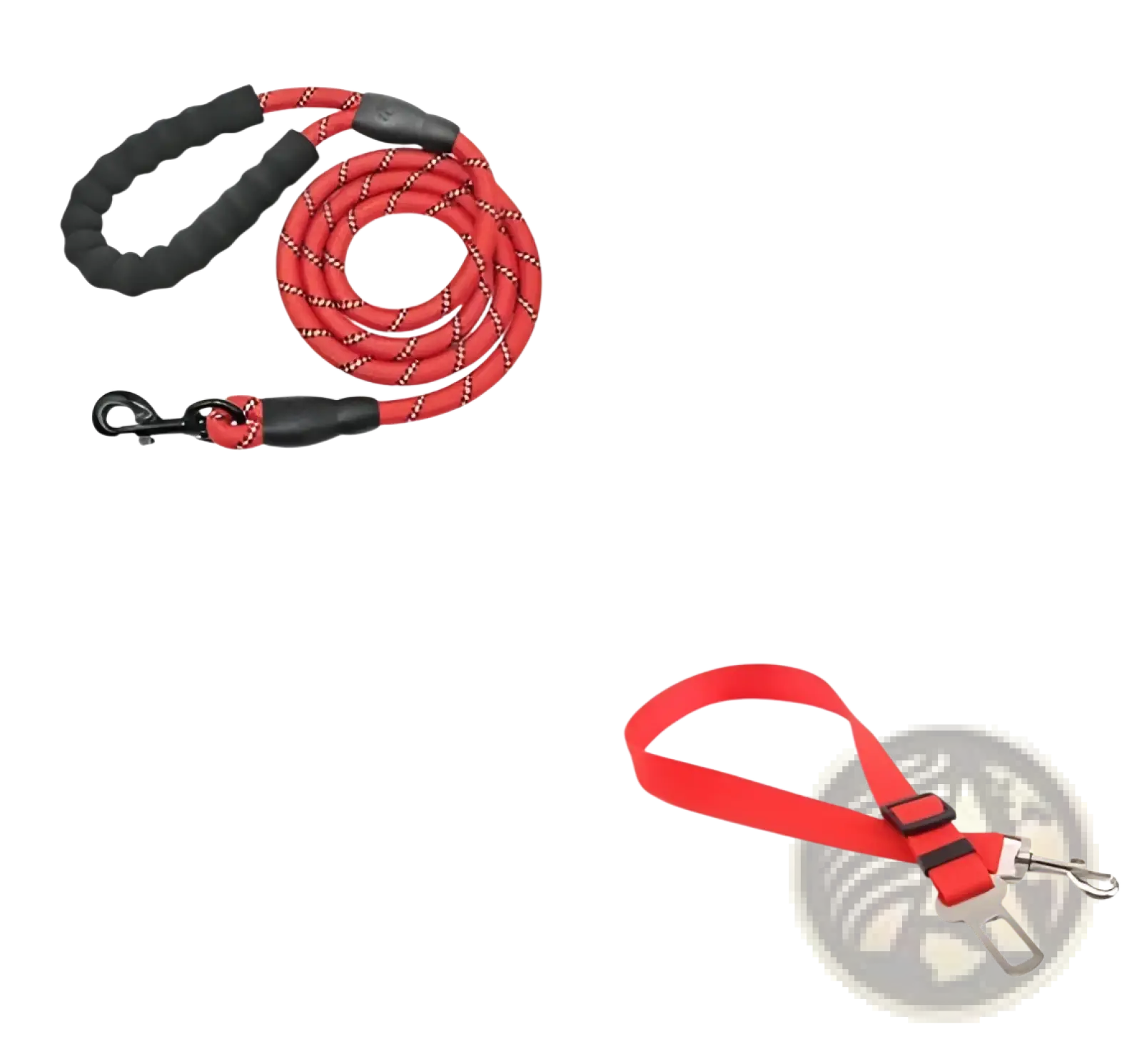 Reflective Dog Leash with Padded Foam Comfort Handle