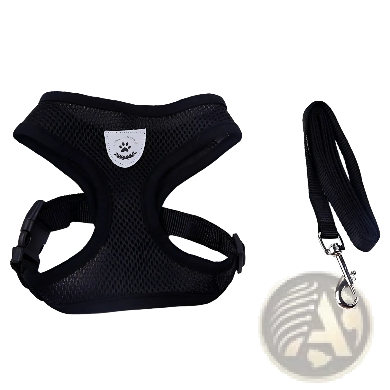 Reflective Mesh Dog Harness with Leash Set