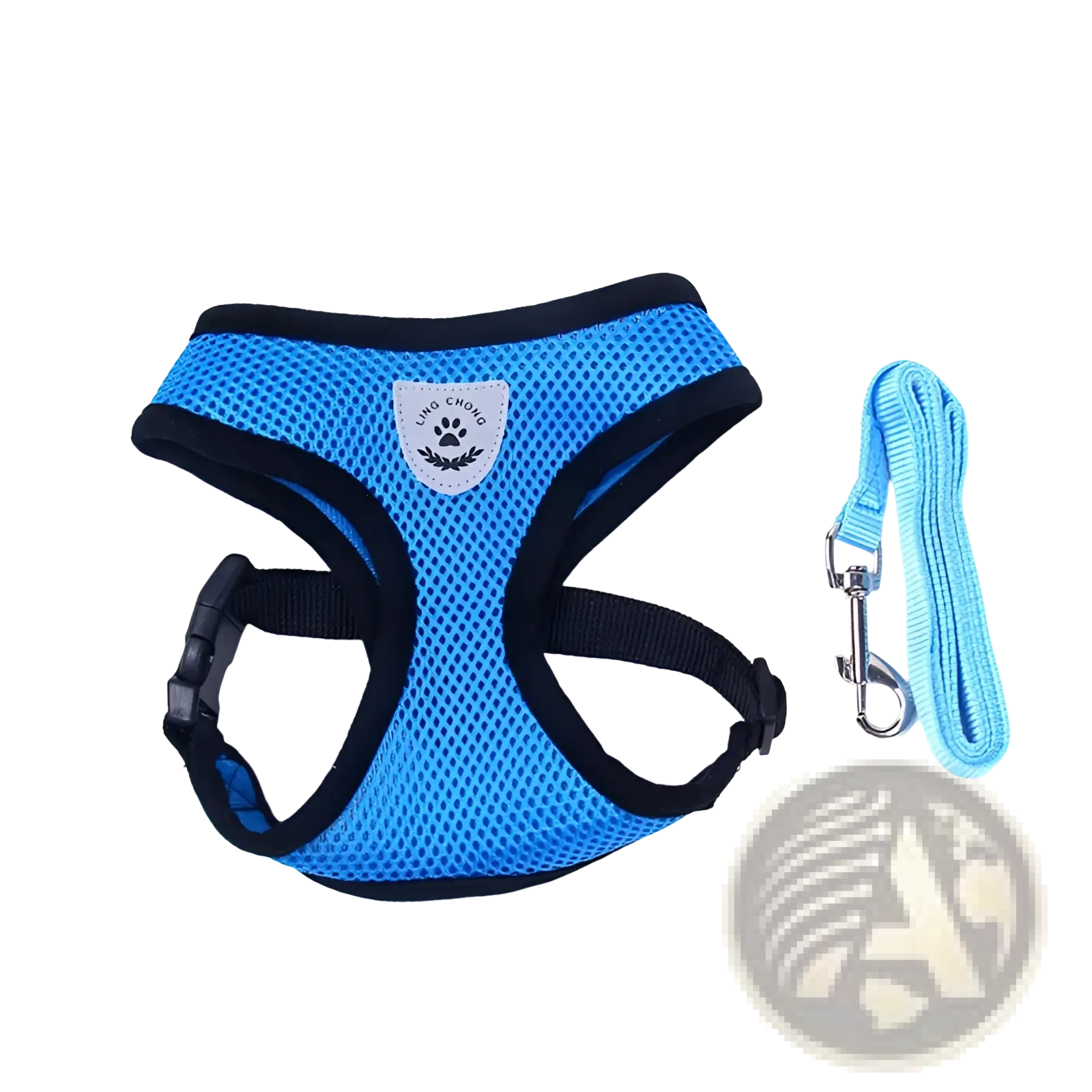 Reflective Mesh Dog Harness with Leash Set