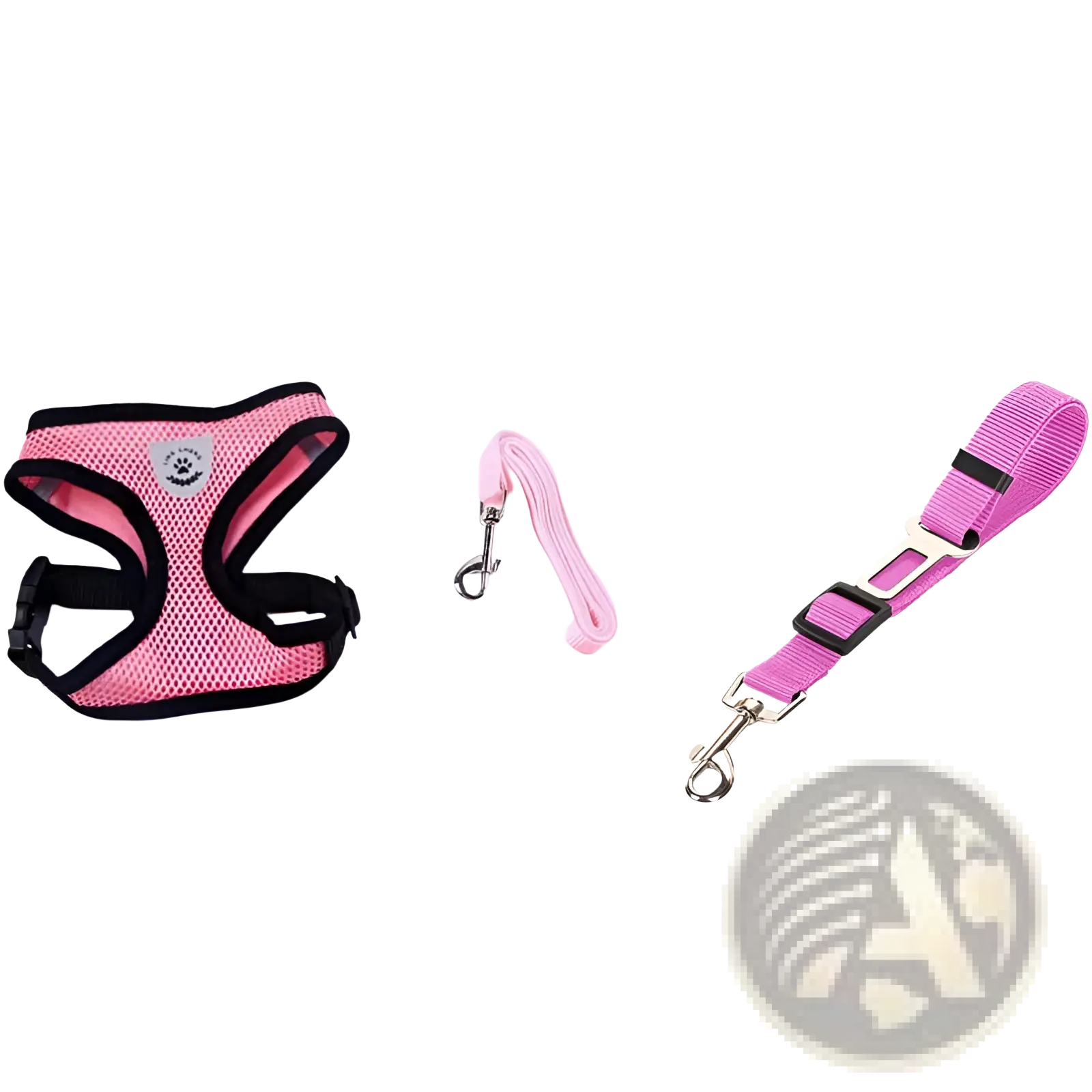 Reflective Mesh Dog Harness with Leash Set