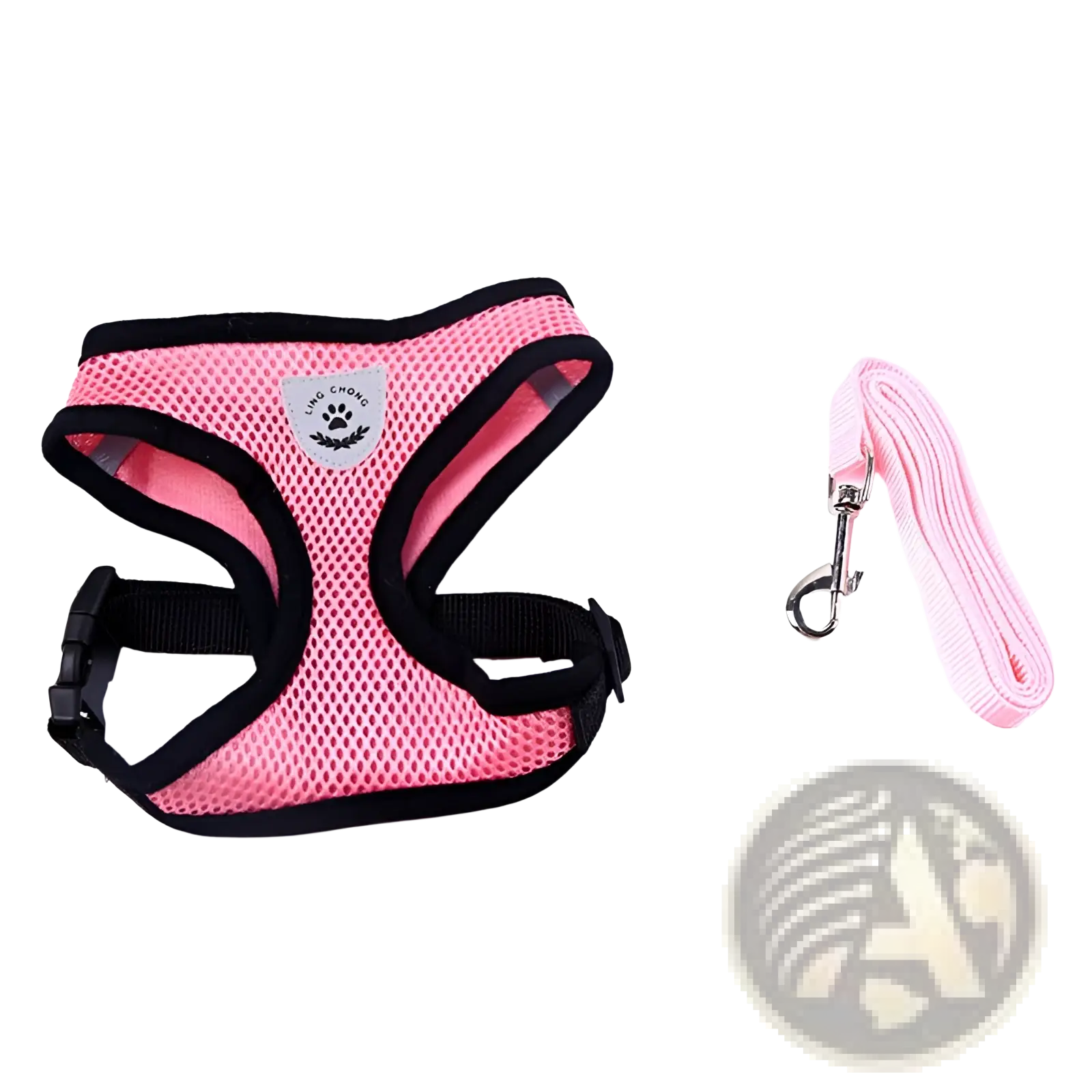 Reflective Mesh Dog Harness with Leash Set