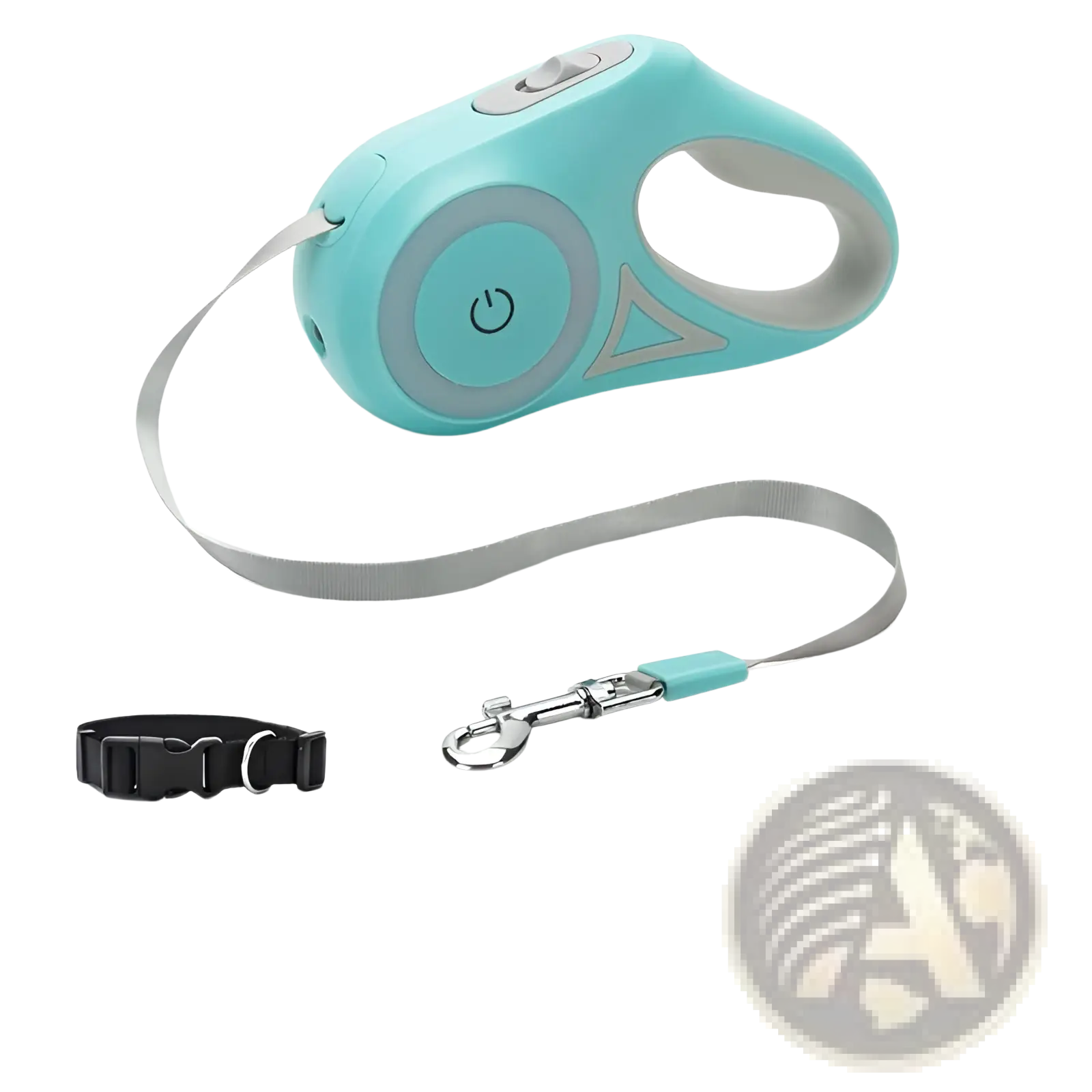 Retractable Dog Leash with Led Light and Collar Set