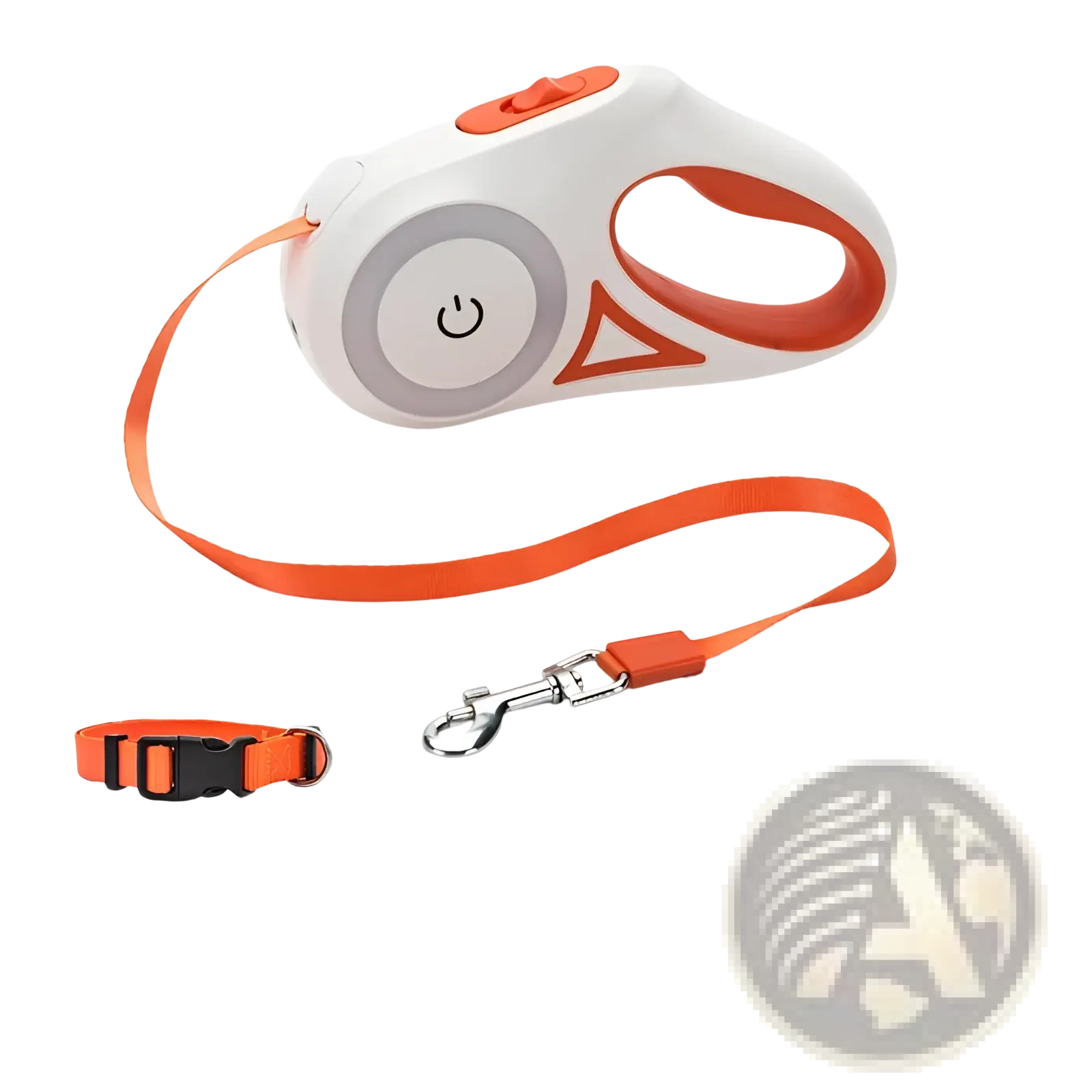 Retractable Dog Leash with Led Light and Collar Set