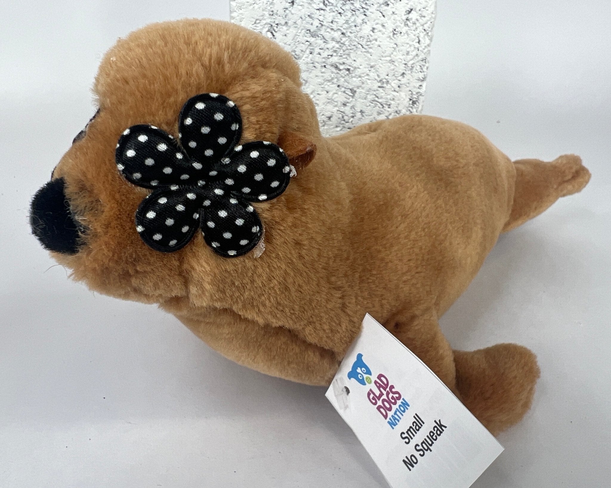 Small Stuffed NO SQUEAK Quiet Zone Dog Toys for Dogs 10-30 lbs.