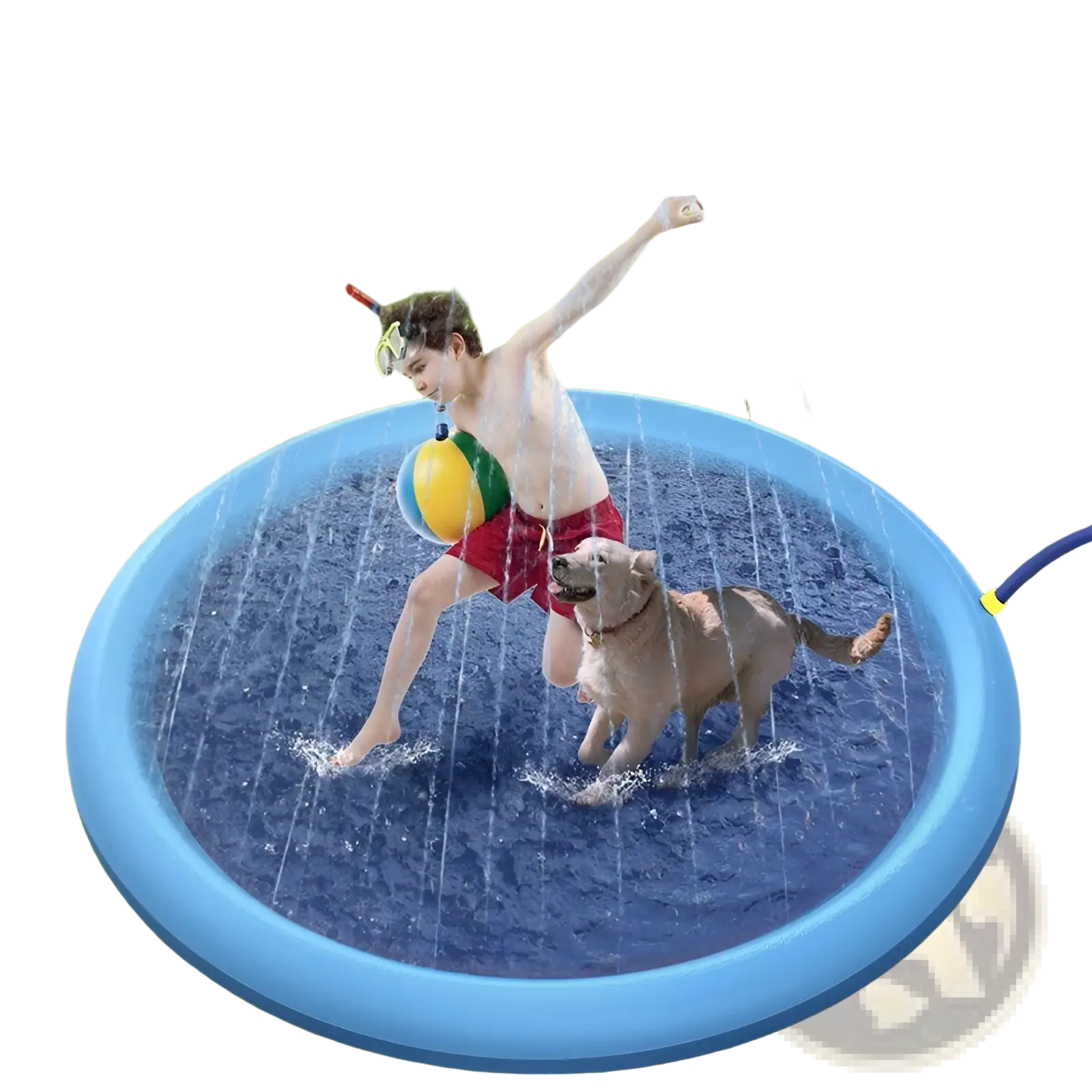 Splash Pad Non-slip Inflatable Dog Sprinkler Mat