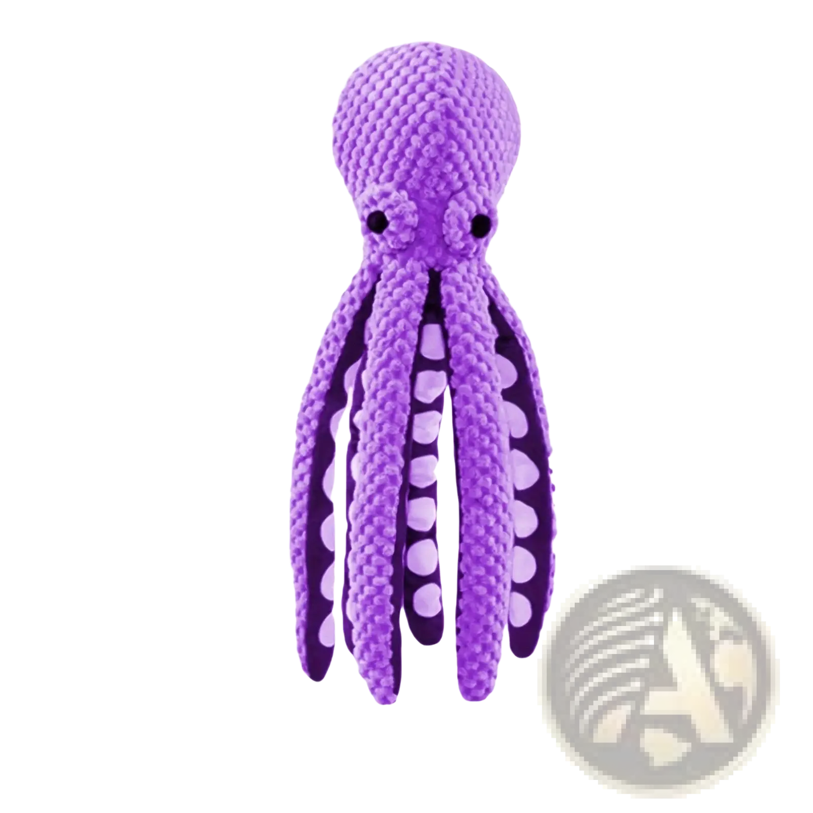 Squeaky Octopus Plush Pet Toy with Textured Fabric