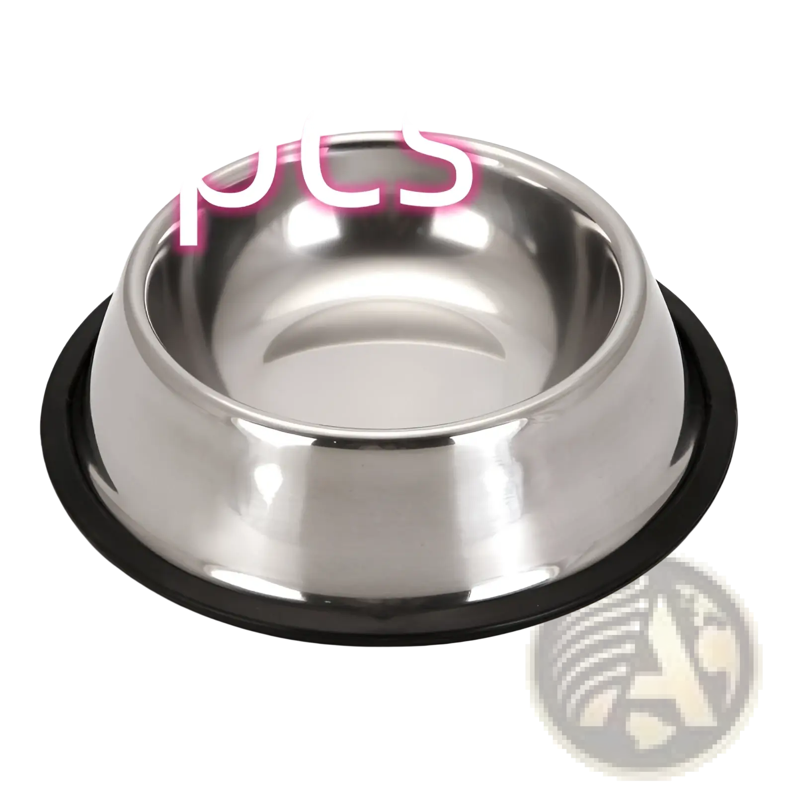 Stainless Steel Pet Bowls with Non Slip Rubber Base