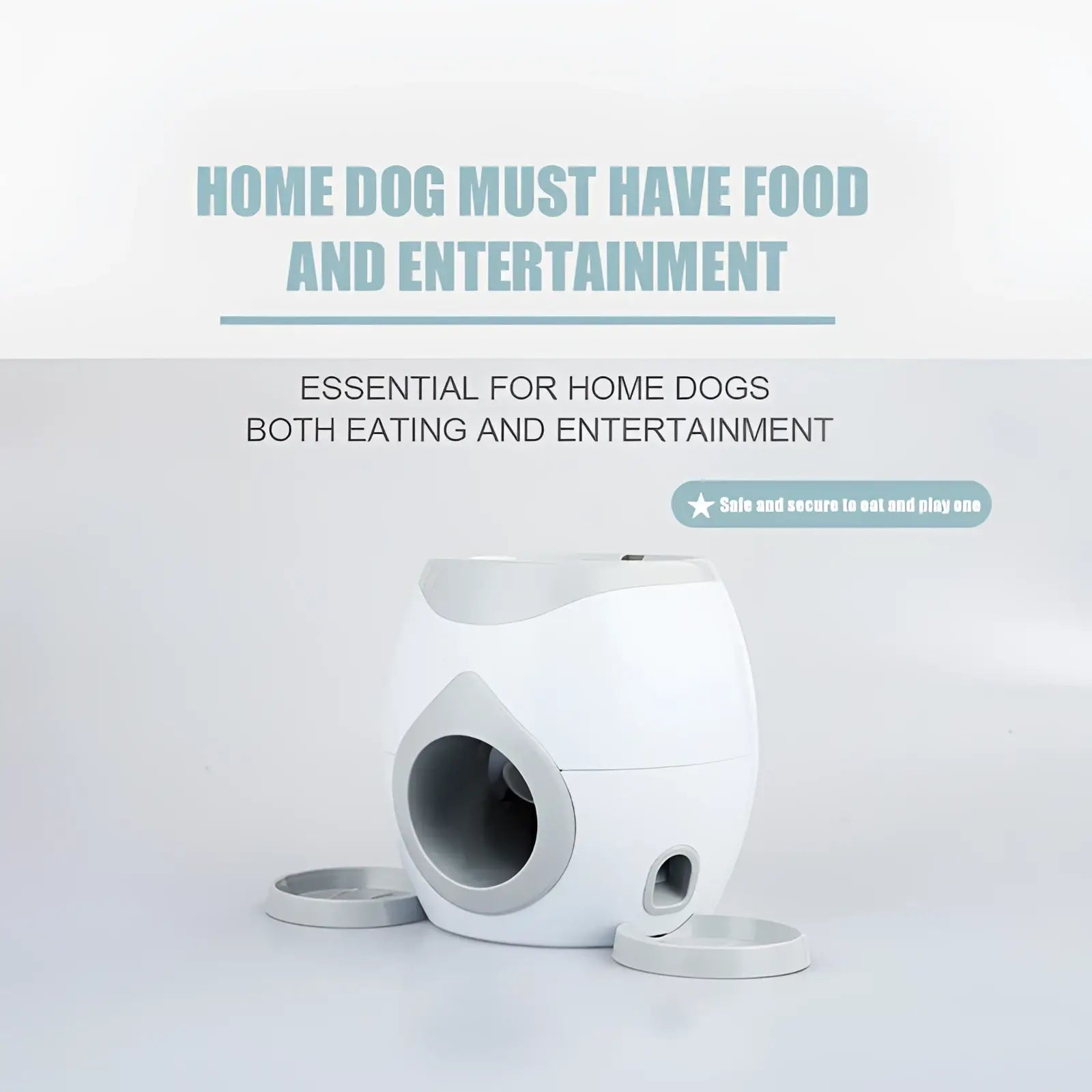 Tennis Ball Food Launcher and Smart Pet Feeder