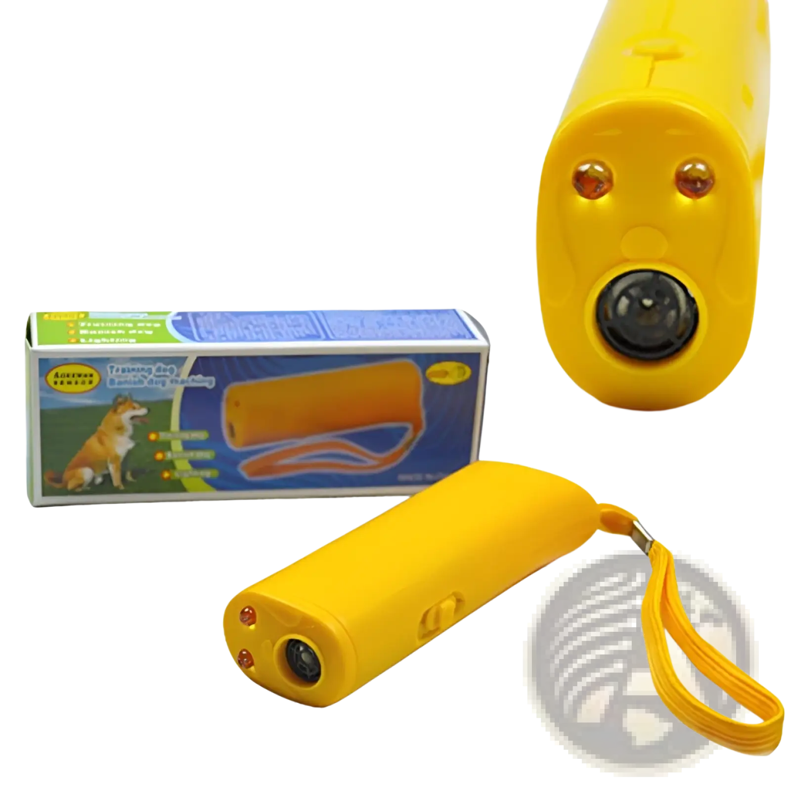 Ultrasonic Dog Trainer and Led Barking Deterrent Flashlight