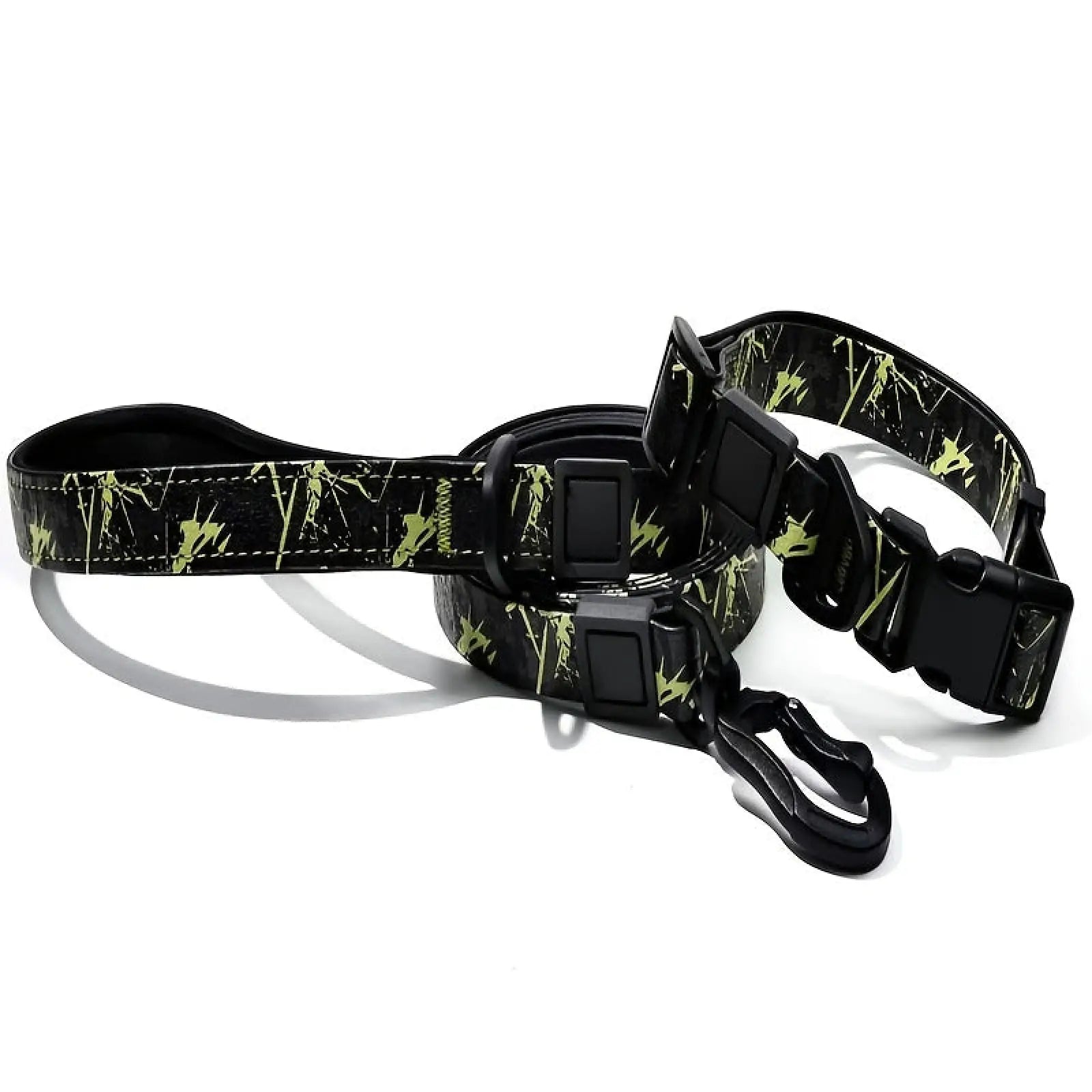 Waterproof Pvc Dog Leash and Collar Set Small