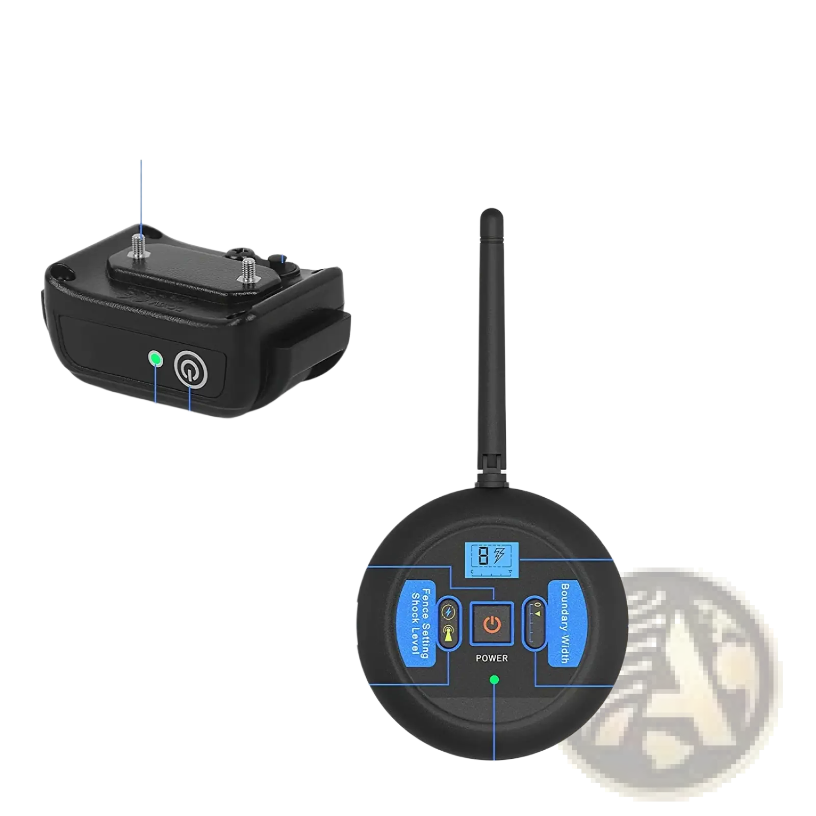 Wireless Dog Fence System Waterproof Training Collar