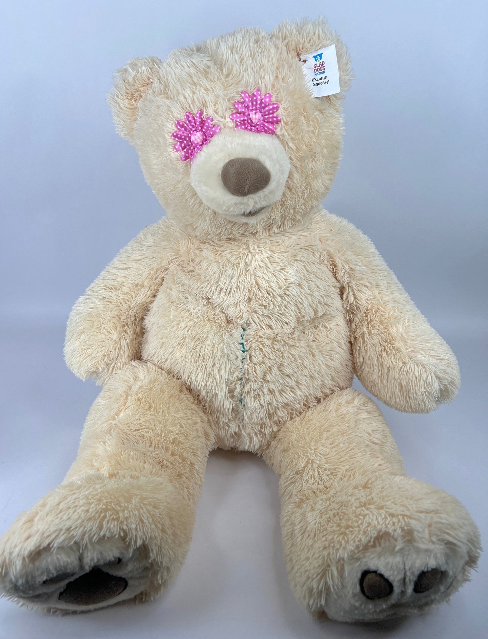 XXLarge Stuffed Dog Toys: 20"+ Squeaky and No Squeak