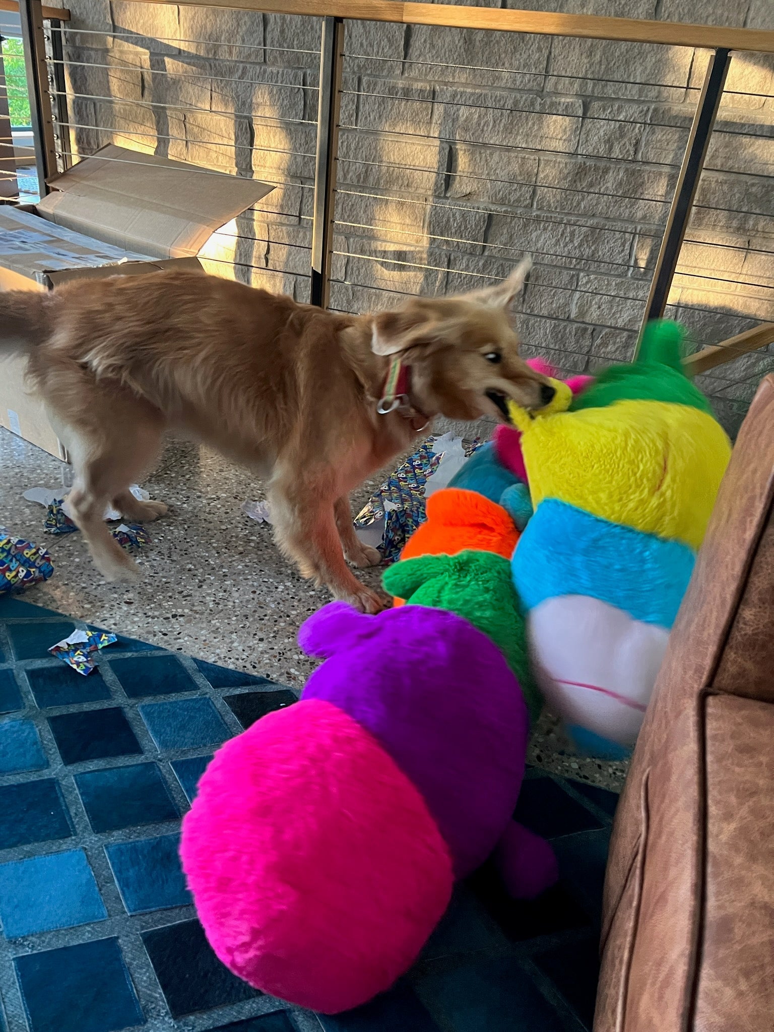 XXLarge Stuffed Dog Toys: 20"+ Squeaky and No Squeak