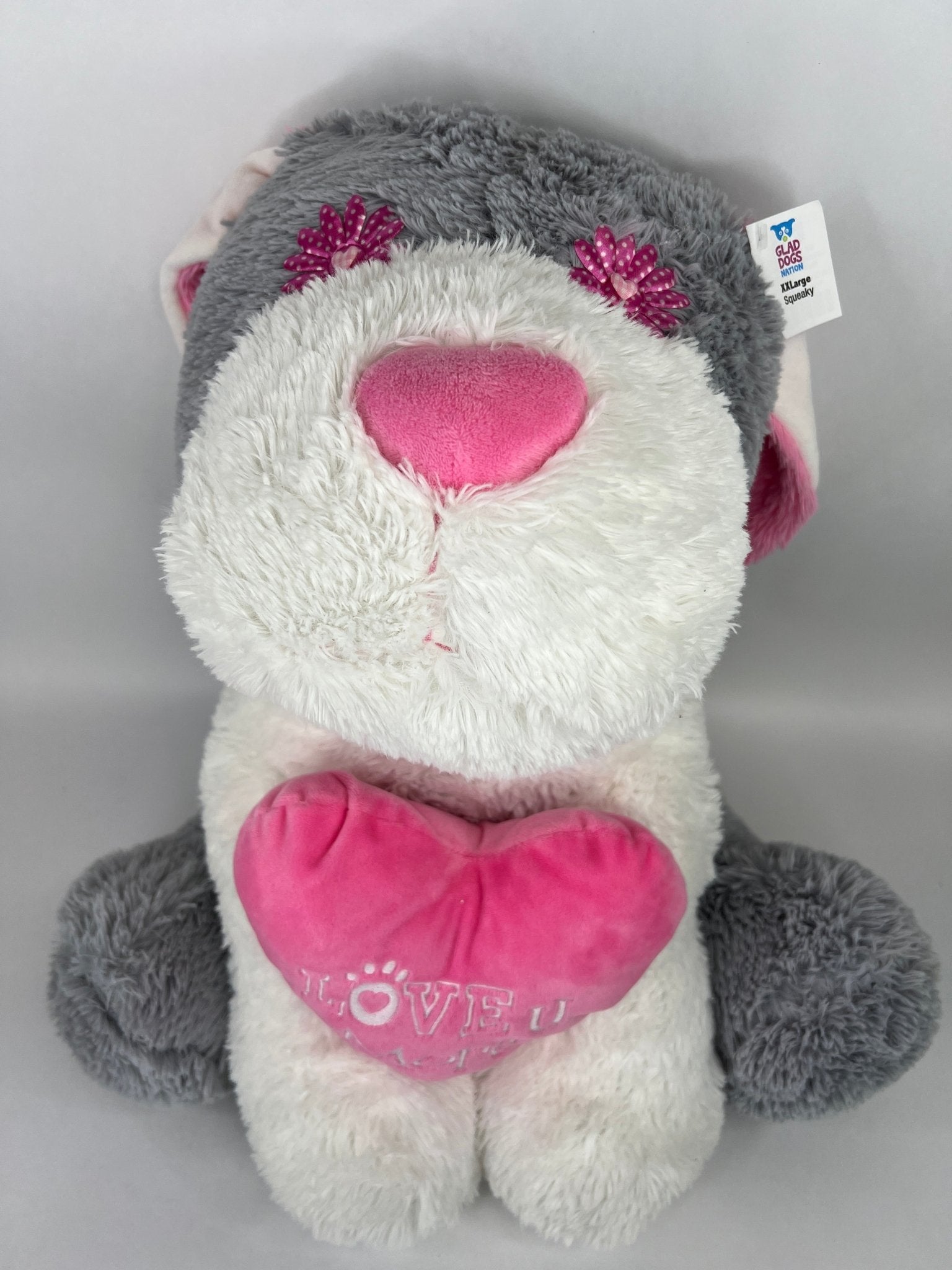 XXLarge Stuffed Dog Toys: 20"+ Squeaky and No Squeak