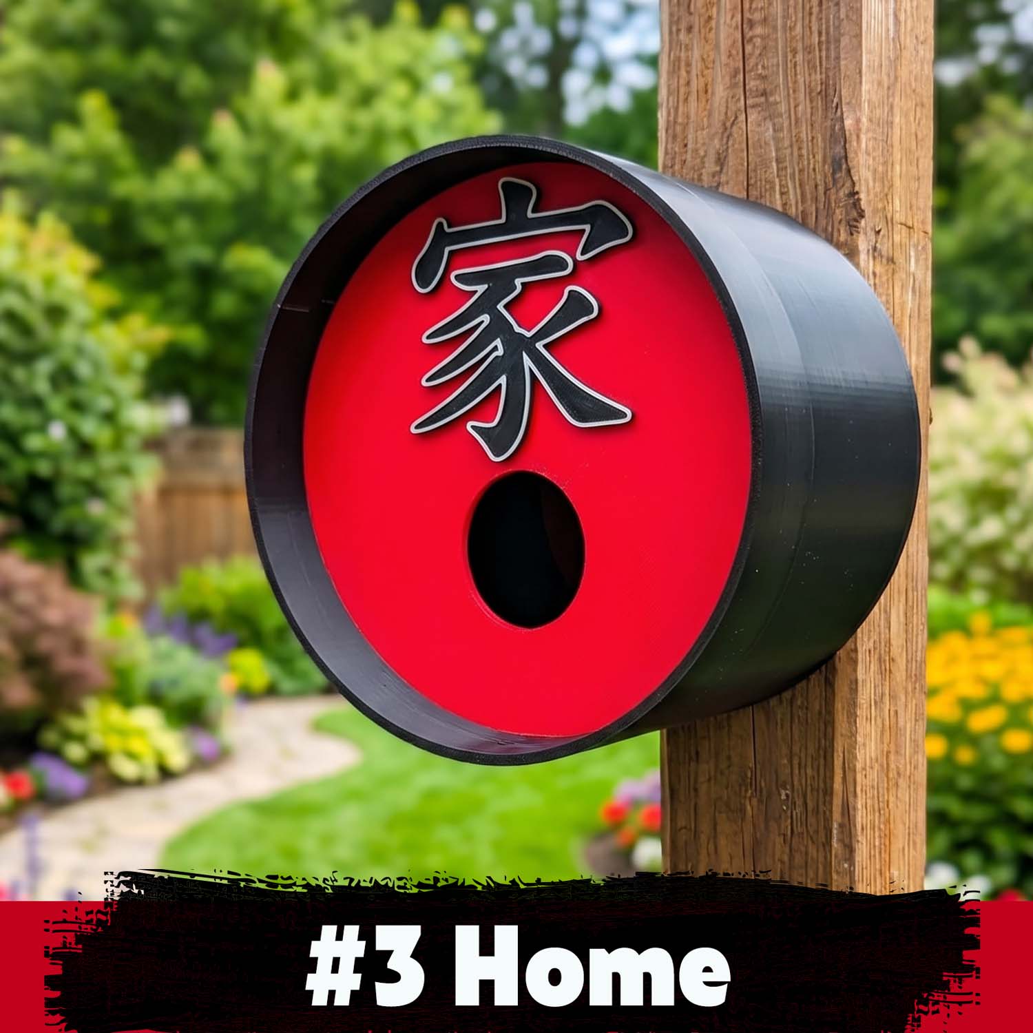 ADG42 Zen Birdhouses | Koi Pond Inspired with Easy Maintenance Clean Out