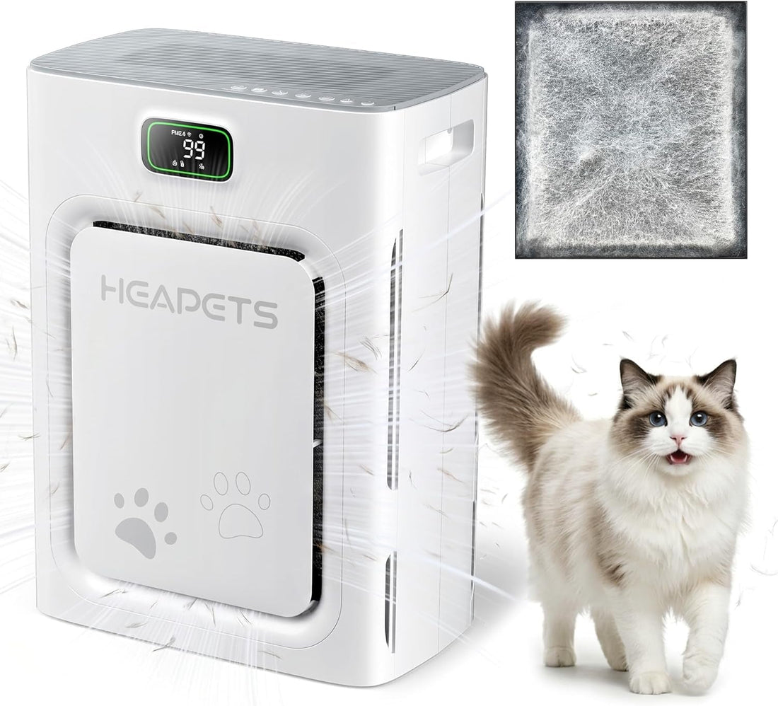 Pet Air Purifier with HEPA Filter Odor Control for Dogs &amp; Cats
