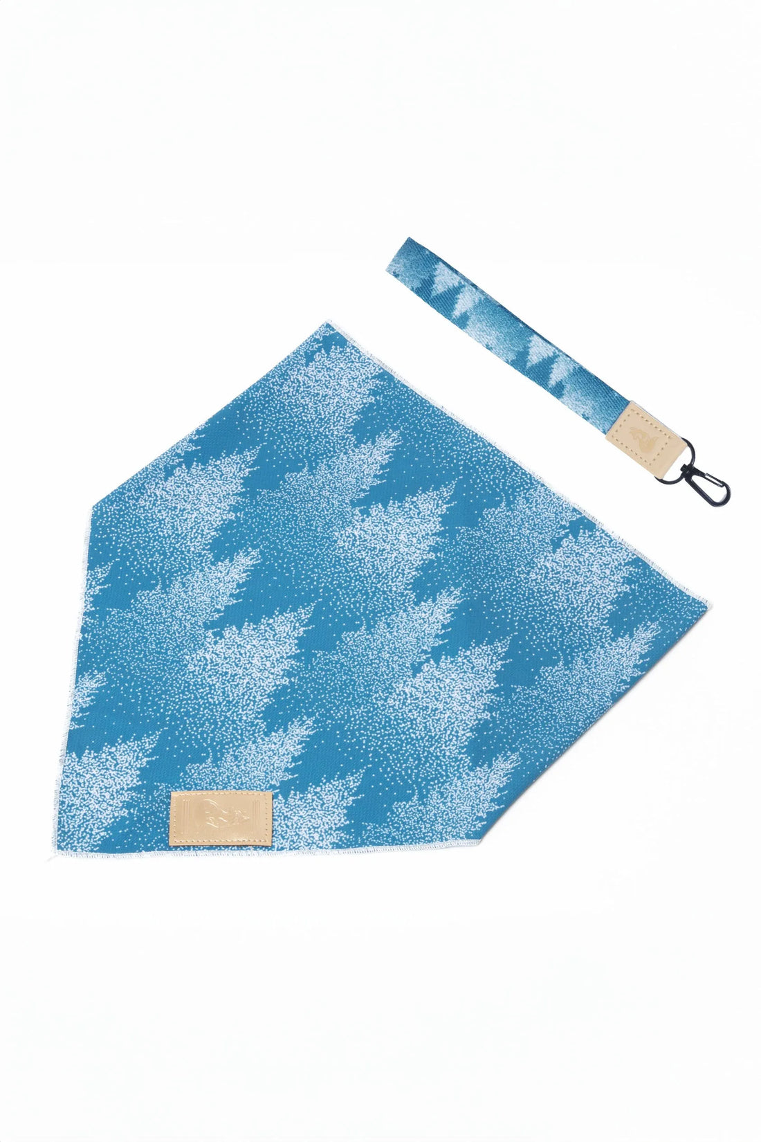 Siberian Spruce Dog Bandana &amp; Matching Keychain