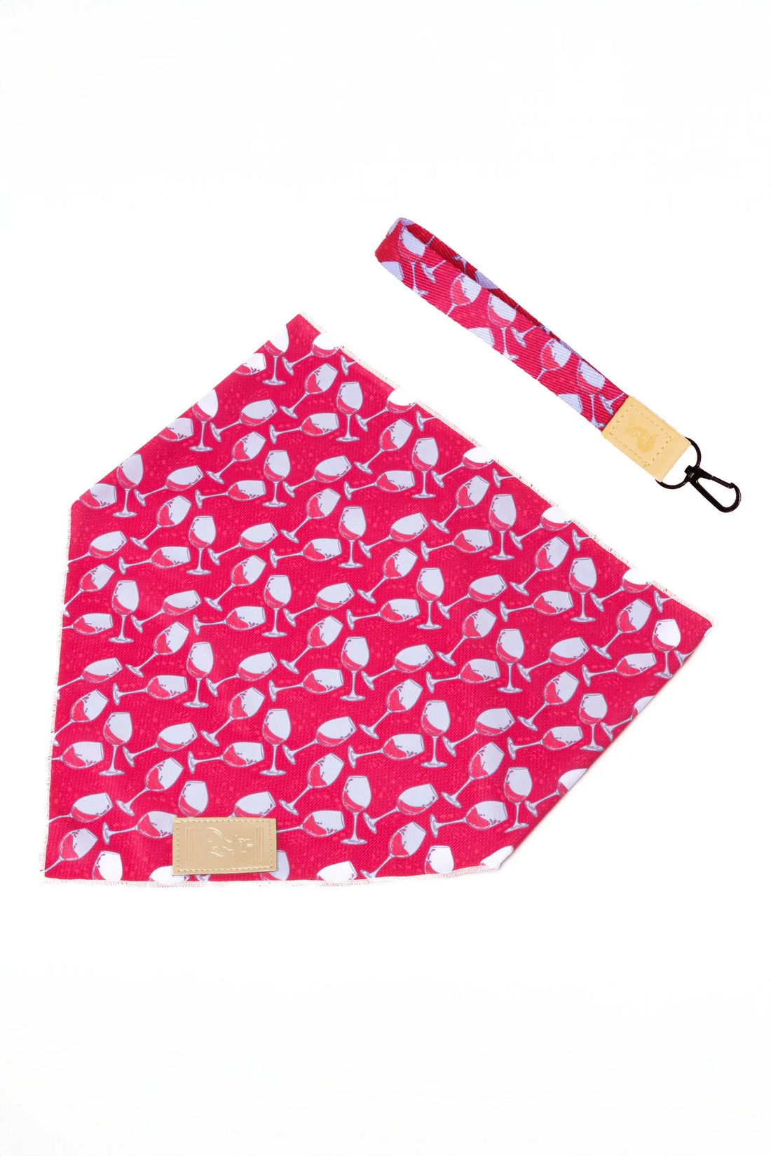Red Mountain Syrah Dog Bandana &amp; Matching Keychain