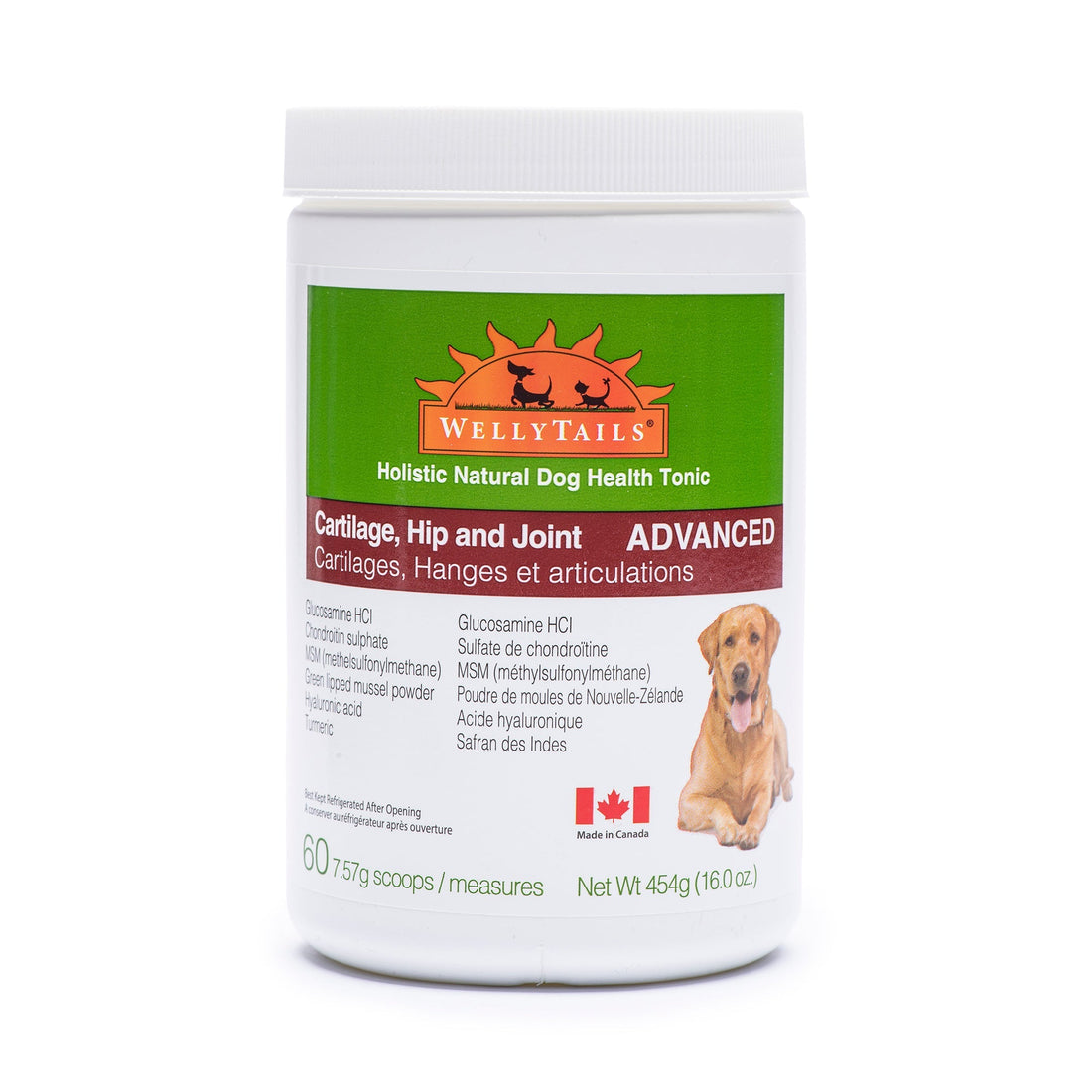 WellyTails Cartilage, Hip &amp; Joint Dog ADVANCED (original Rx formula updated)