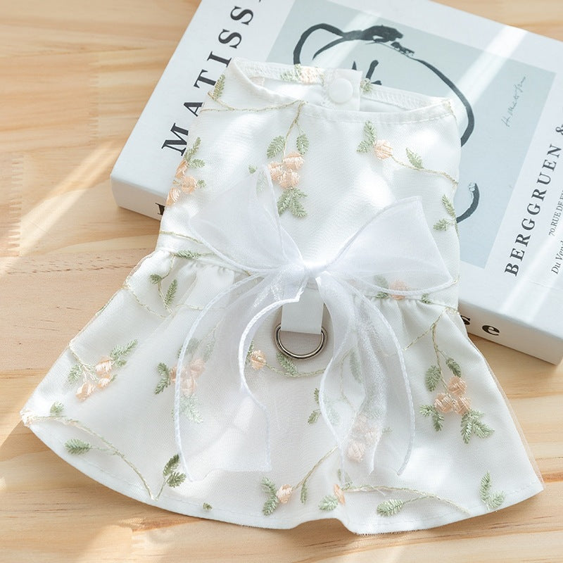 Double-layered Princess-style Skirt For Small And Medium-sized Dogs
