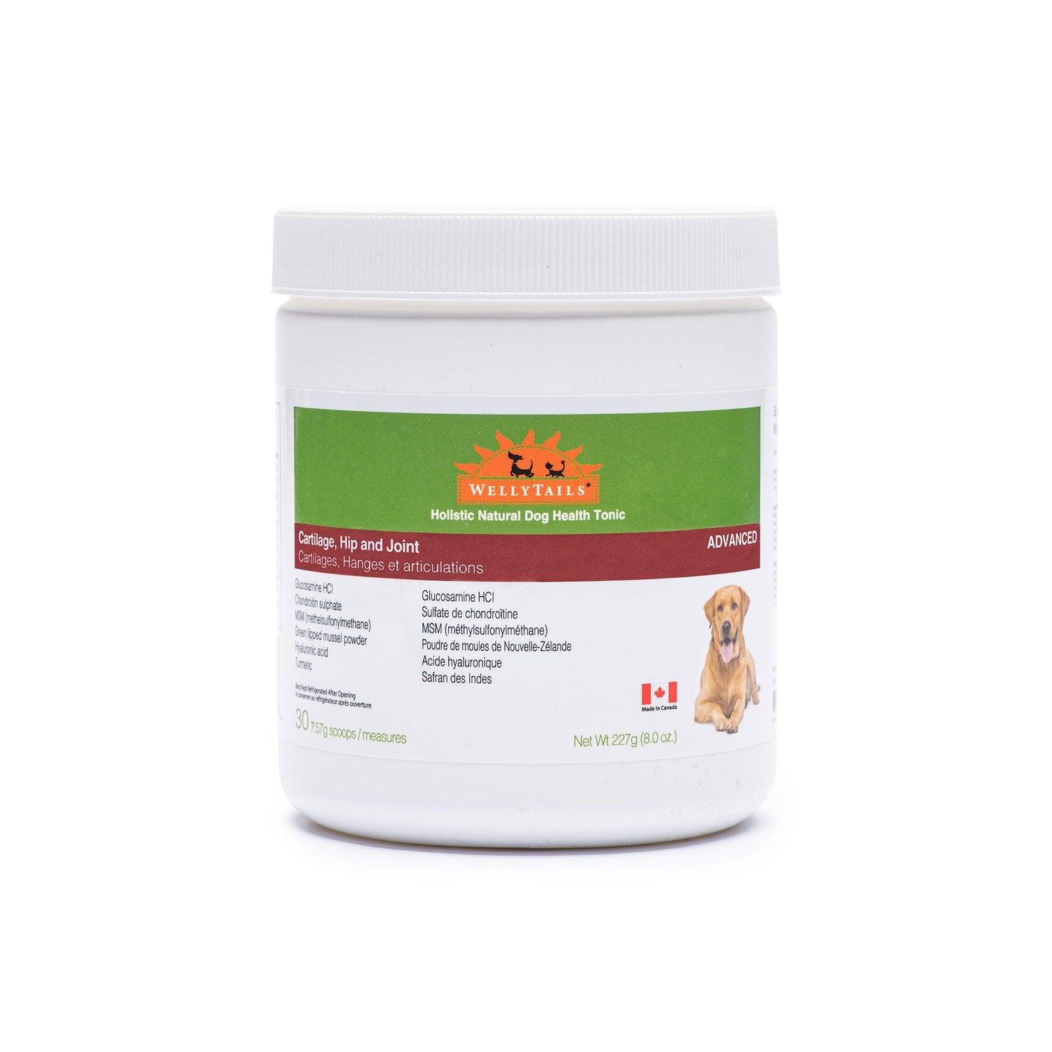 WellyTails Cartilage, Hip &amp; Joint Dog ADVANCED (original Rx formula updated)