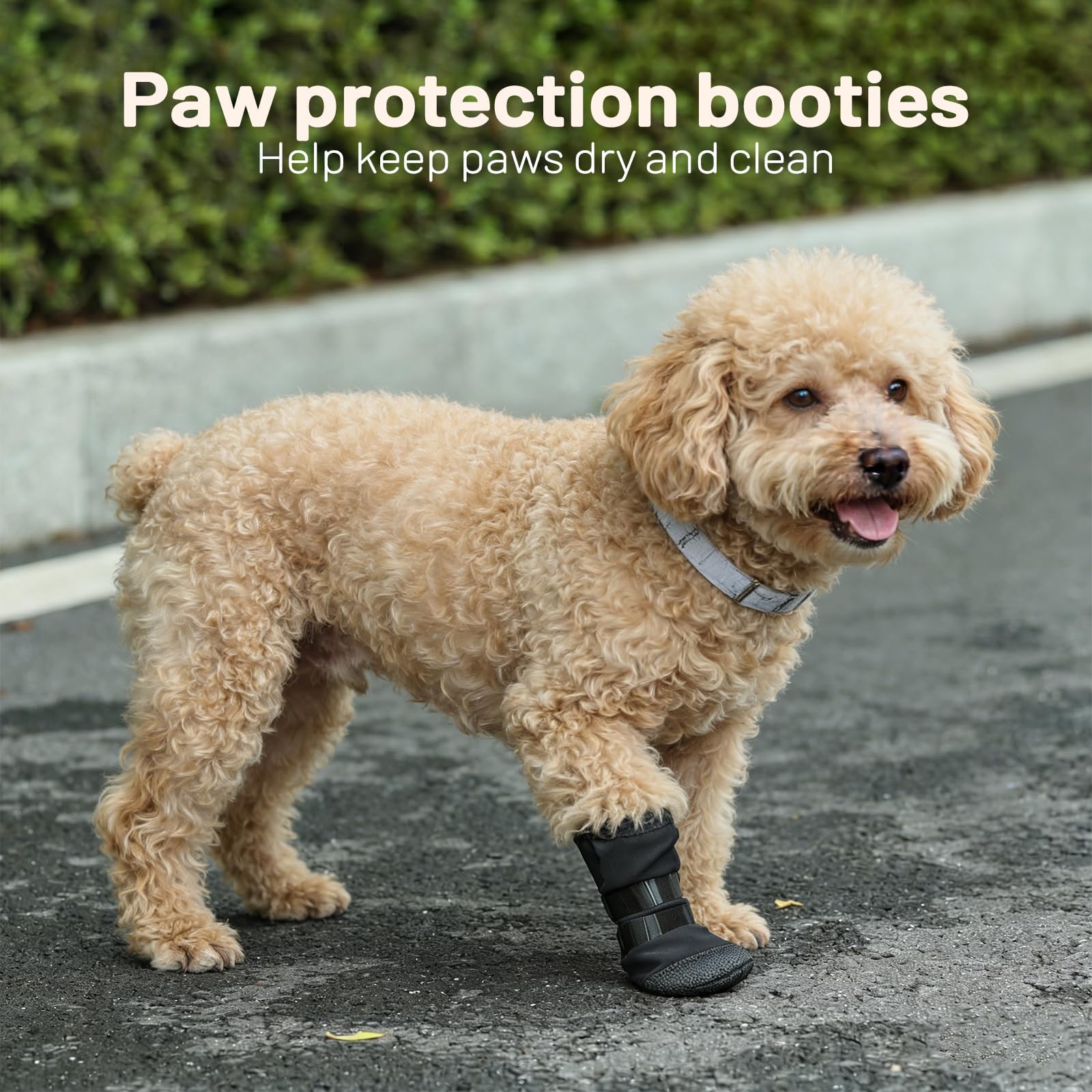 Dog Recovery Boot For Injured Paws - Breathable Dog Shoes With Non-Slip Sole &amp; Self-Adhesive Strap, Dog Bootie To Protect Wounds From Licking, Dirt, And Infection - For Small To Medium Dogs