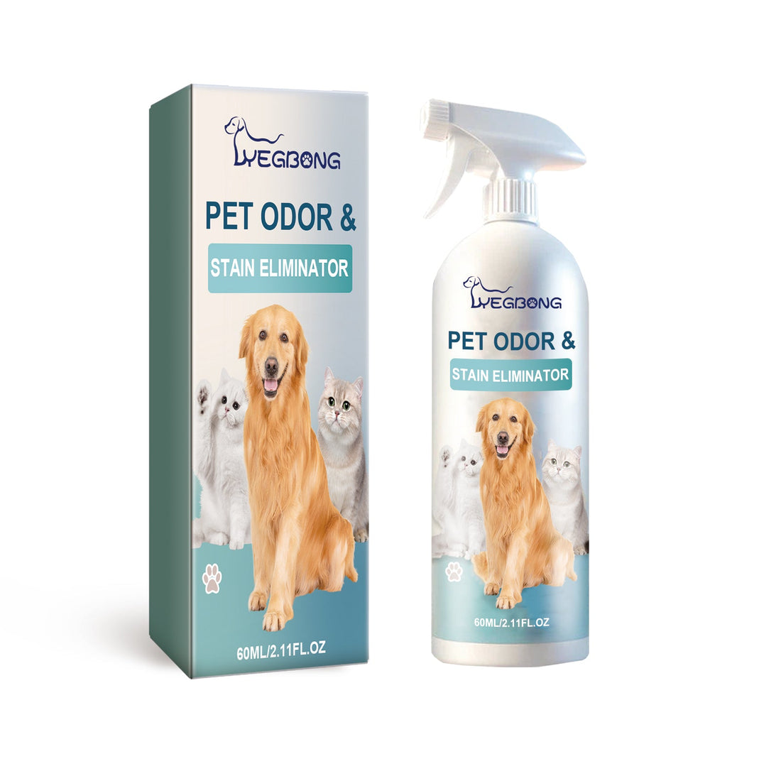 Pet Odor &amp; Stain Eliminator, Clean Dog And Cat Body Odor Feces Odor Removal Indoor Fresh Deodorizer