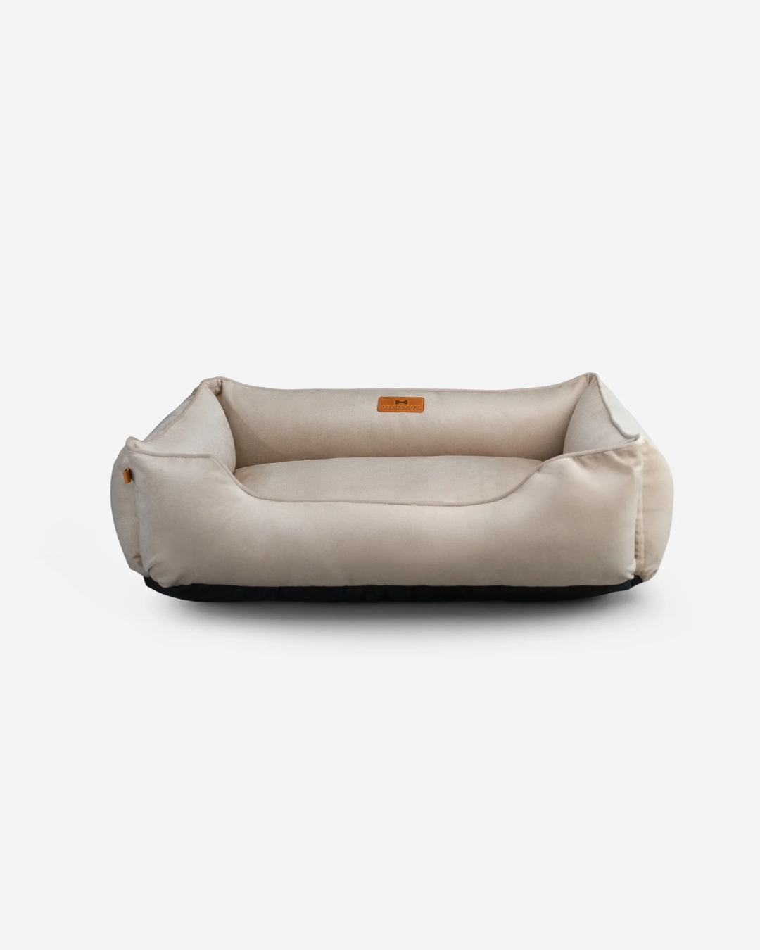 Chester &amp; Lee | Classic Velvet Sleeper Dog Bed Beige
