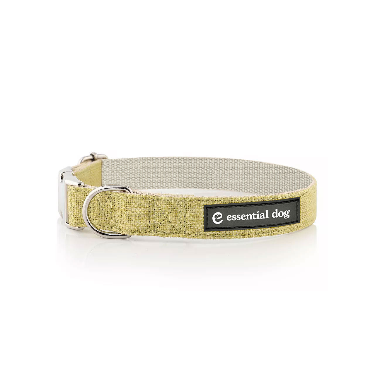 Organic Hemp &amp; Cotton Dog Collar - Grass Green