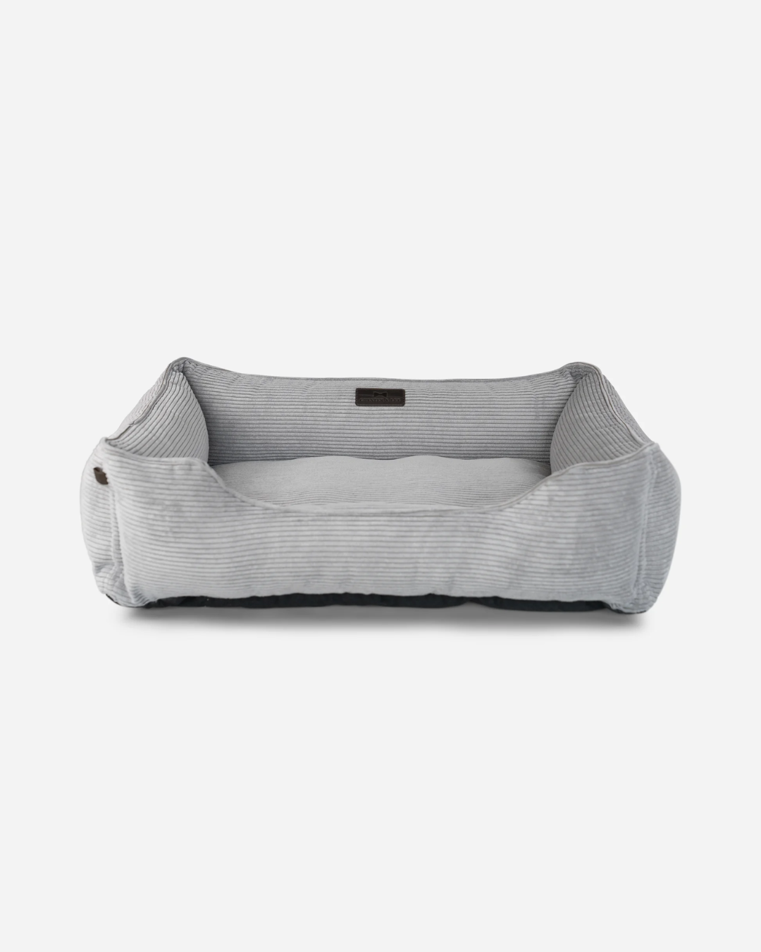 Chester &amp; Lee | Fancy Corduroy Sleeper Dog Bed Gray