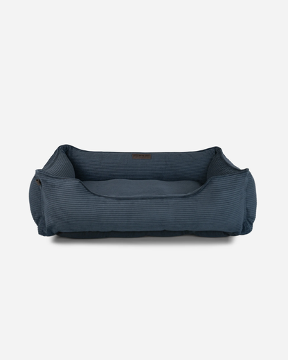 Chester &amp; Lee | Fancy Corduroy Sleeper Dog Bed Graphite