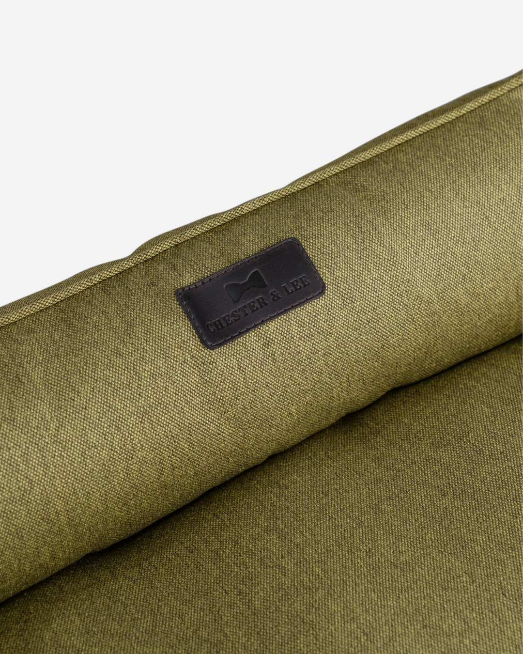 Chester &amp; Lee | Cotton Sleeper Dog Bed Olive