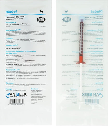 DiaGel Diarrhea Control Gel 1 ml Small Dogs Digestive Upset Loose Stool Relief