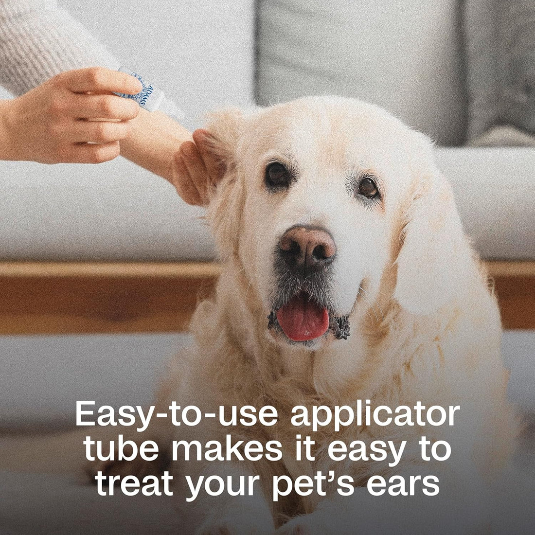 Adams Ear Mite Treatment for Dogs &amp; Cats 0.5oz Kills Mites Fast Soothes Pet Ear 2PCK