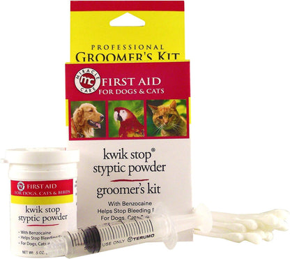 Kwik-Stop Groomers Kit for Dogs, Cats &amp; Birds Nail Care &amp; Grooming Kit