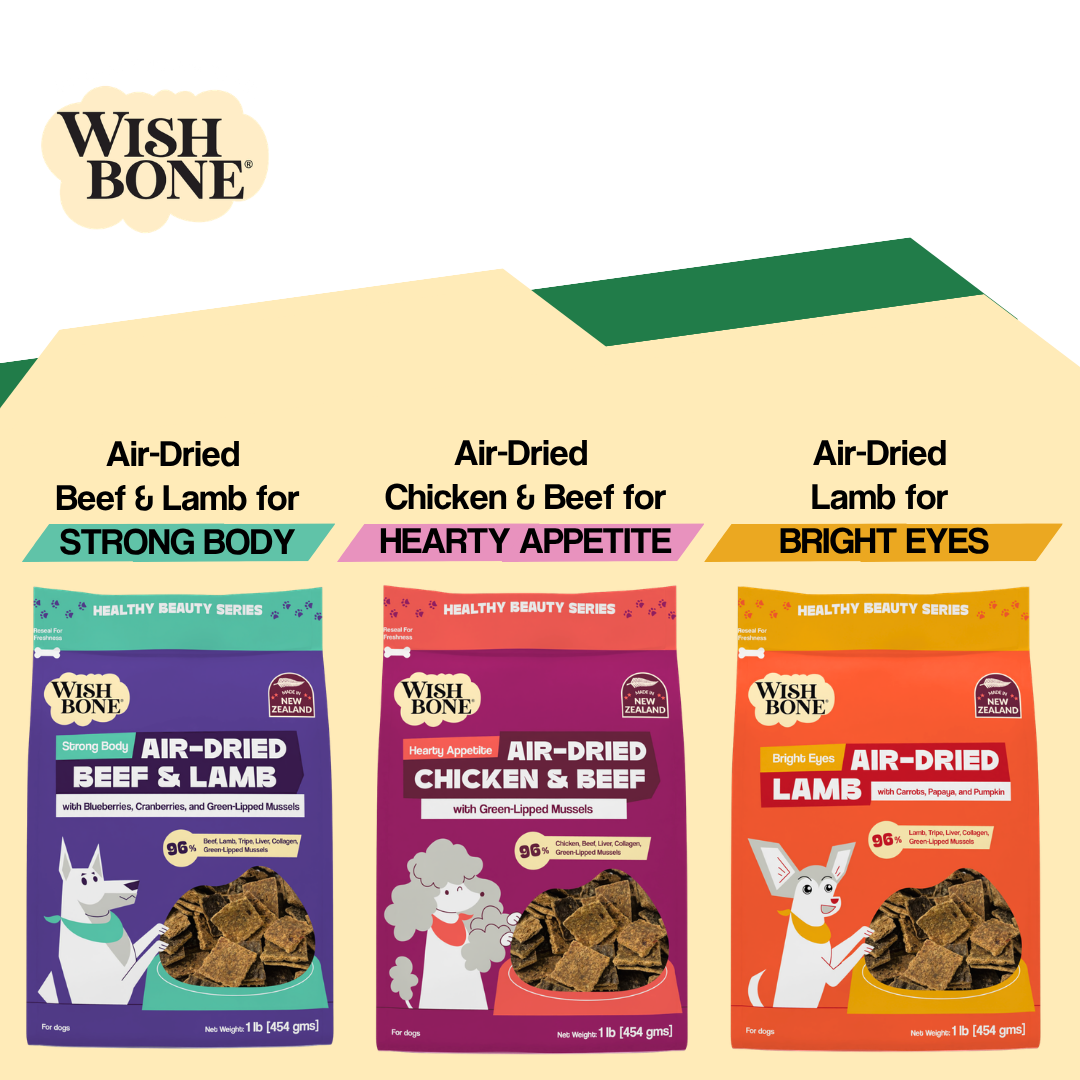 Wishbone Air-Dried Ocean Fish &amp; Lamb Recipe Dog Food - 454g