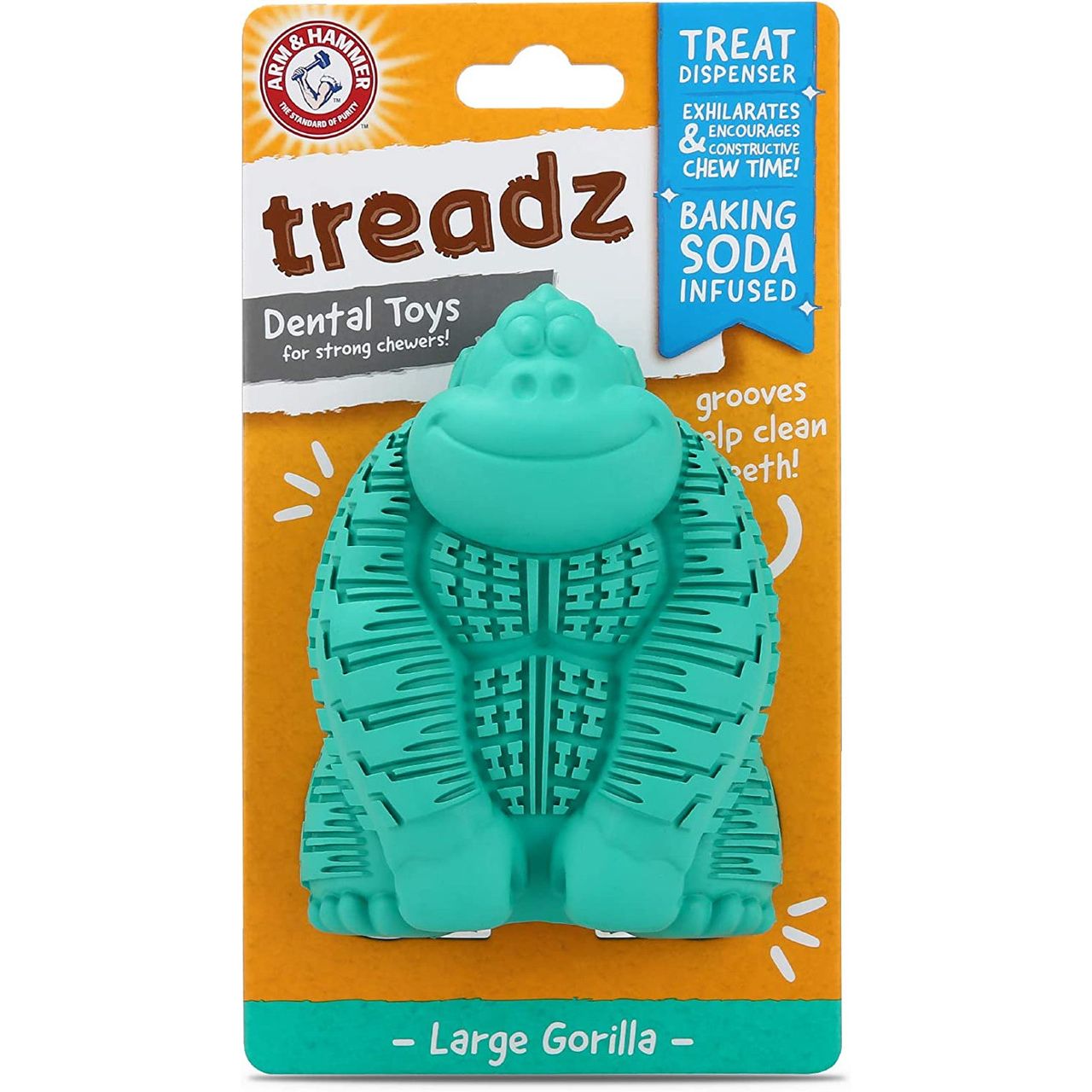 Arm &amp; Hammer Gorilla Treadz Dental Toy For Large Dogs