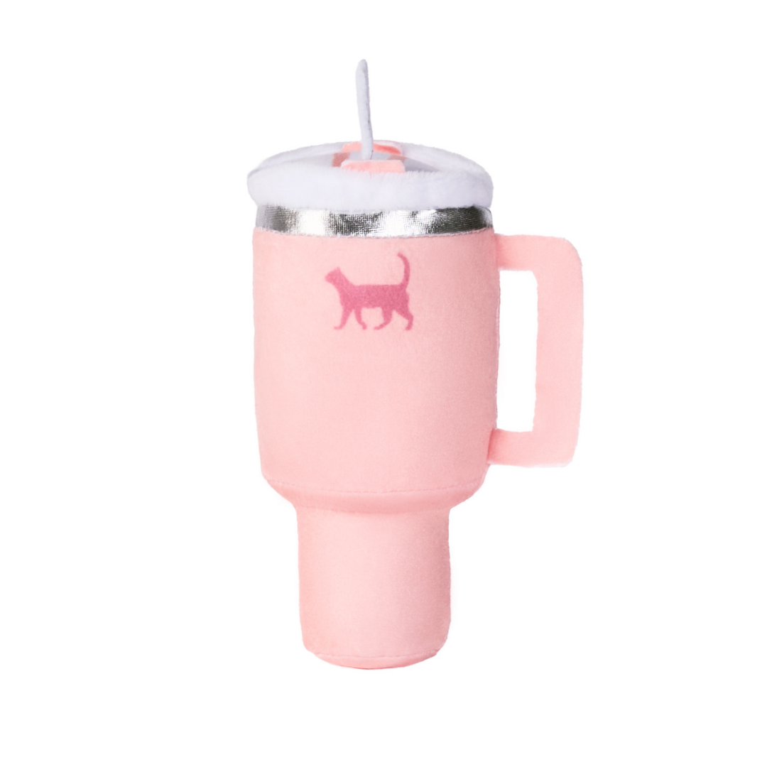 PUPROAR Kitty Cup Cat Toy | Cute Catnip &amp; Crinkle Plush Cat Toy