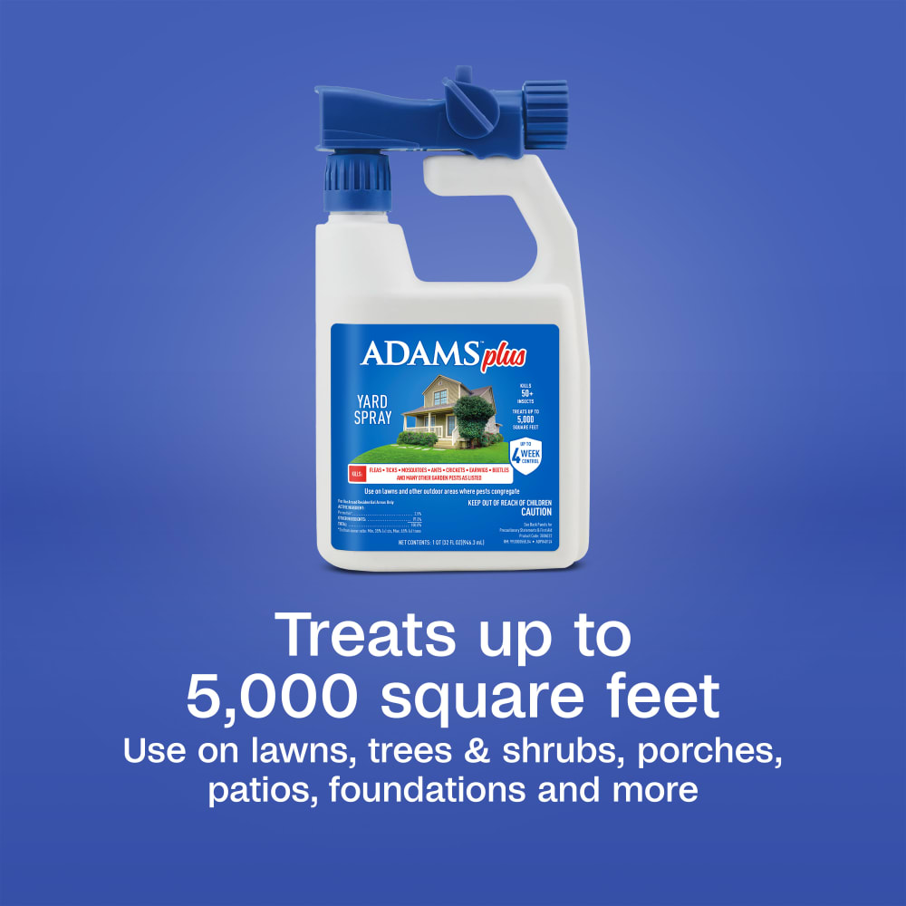 Adams Complete Indoor &amp; Outdoor Flea Treatment System for Large Dogs 31–60 lbs