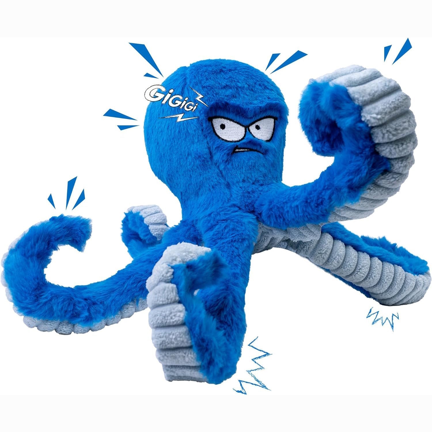 Stuffed Tough Dog Chew Toys Large Dog Toys To Keep Them Busy Interactive Squeaky Toys Tug Of War Crinkle Puppy Dog Toy