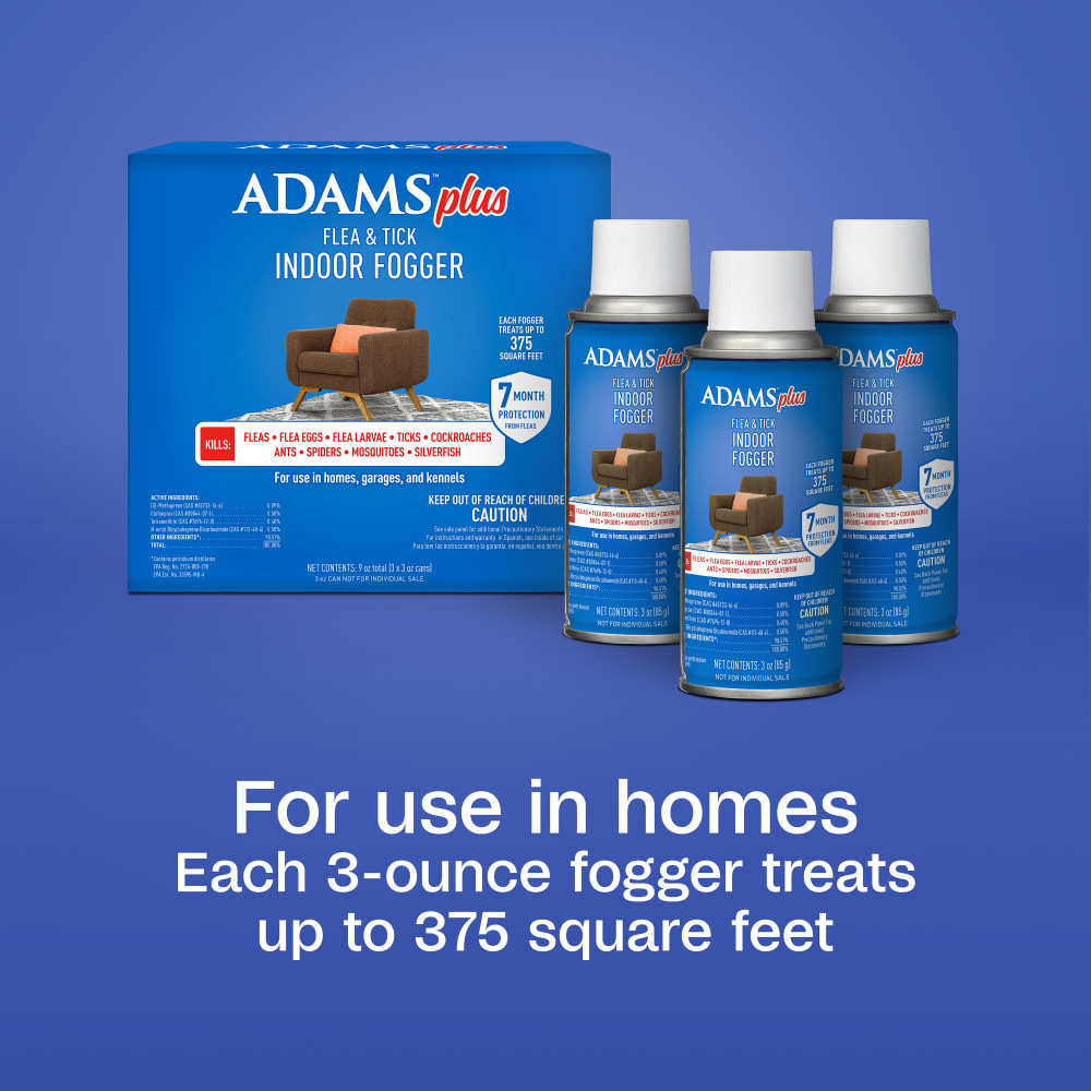 Adams Complete Indoor &amp; Outdoor Flea Treatment System for Small Dogs 5–14 lbs