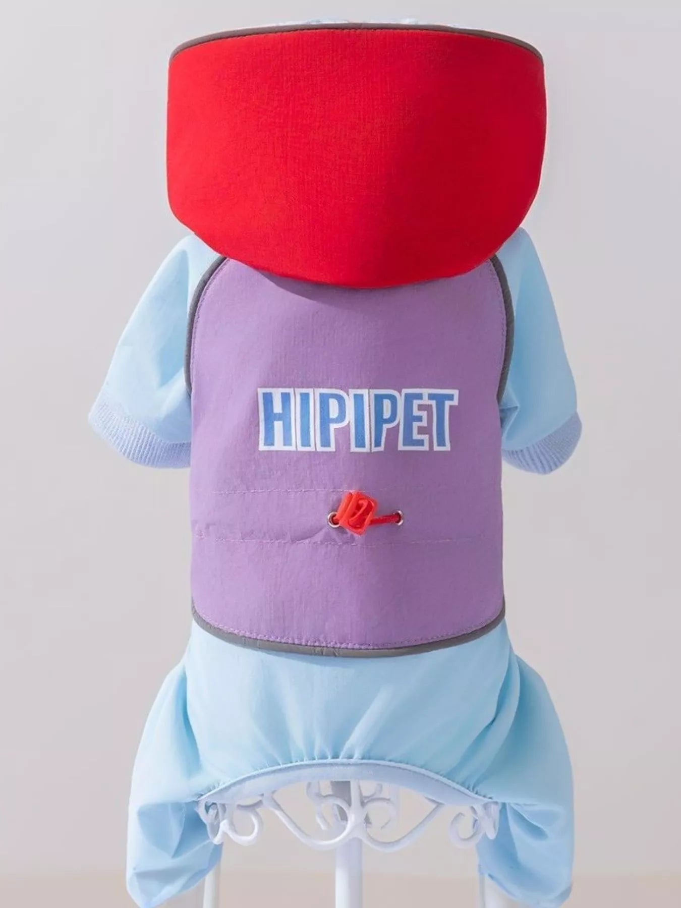 Color Block Warm Pet Jumpsuit